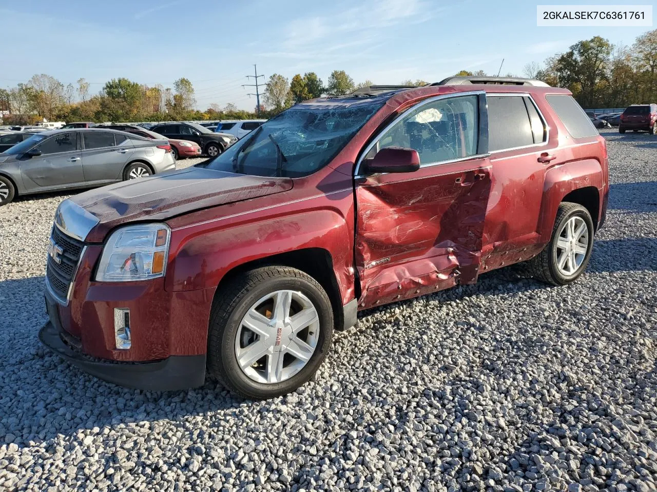 2012 GMC Terrain Sle VIN: 2GKALSEK7C6361761 Lot: 75672594