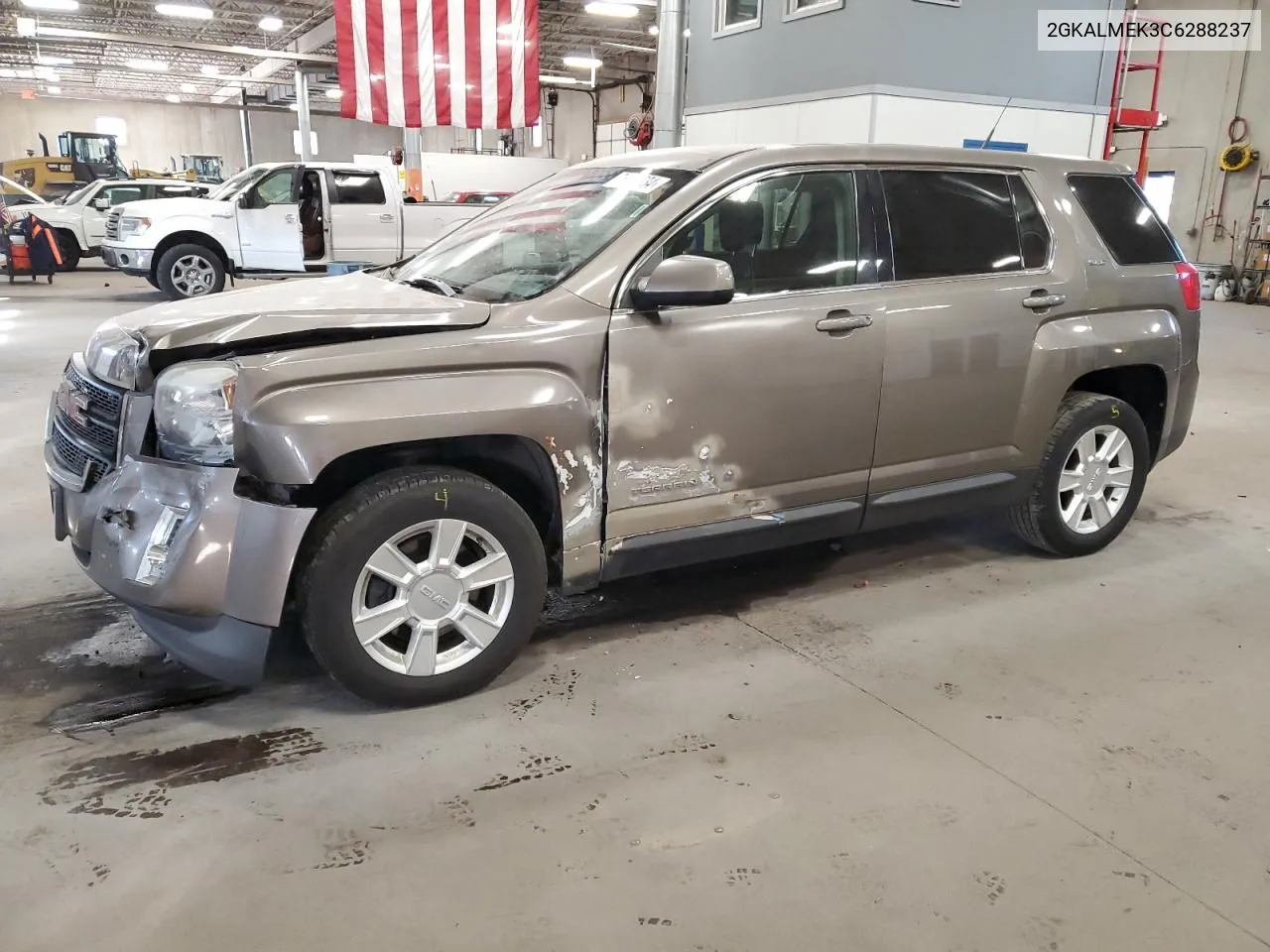 2012 GMC Terrain Sle VIN: 2GKALMEK3C6288237 Lot: 75843334