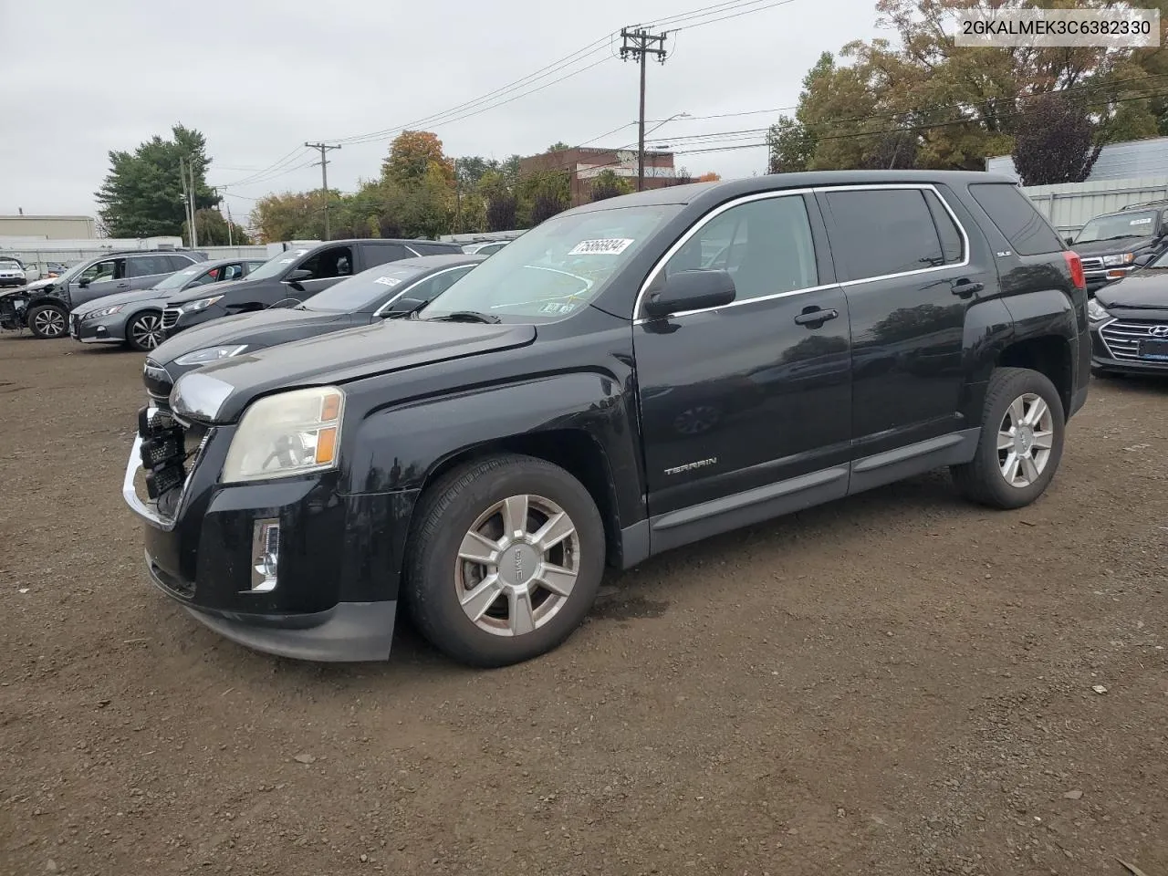 2012 GMC Terrain Sle VIN: 2GKALMEK3C6382330 Lot: 75866934