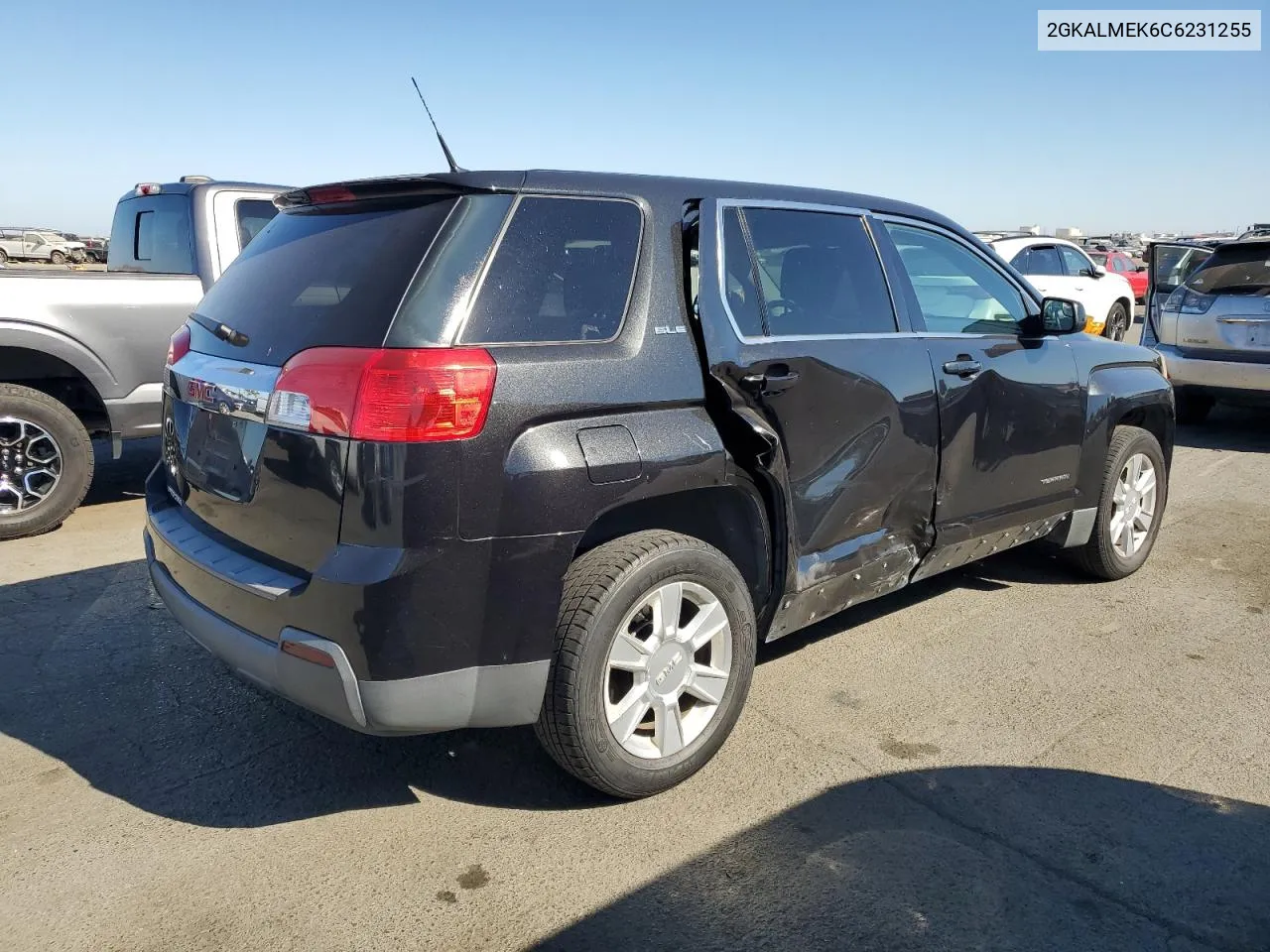 2012 GMC Terrain Sle VIN: 2GKALMEK6C6231255 Lot: 76086664