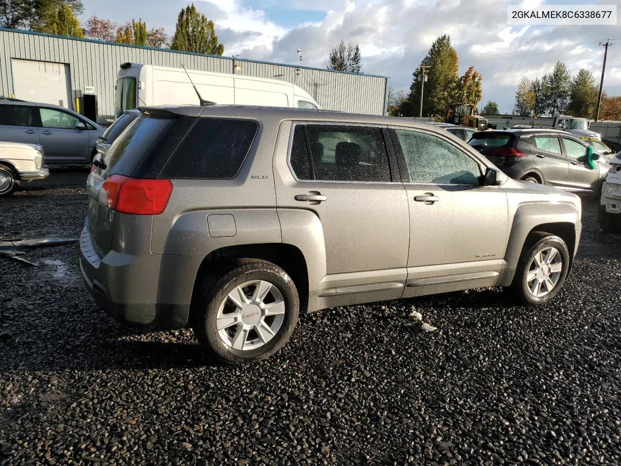 2012 GMC Terrain Sle VIN: 2GKALMEK8C6338677 Lot: 76194604