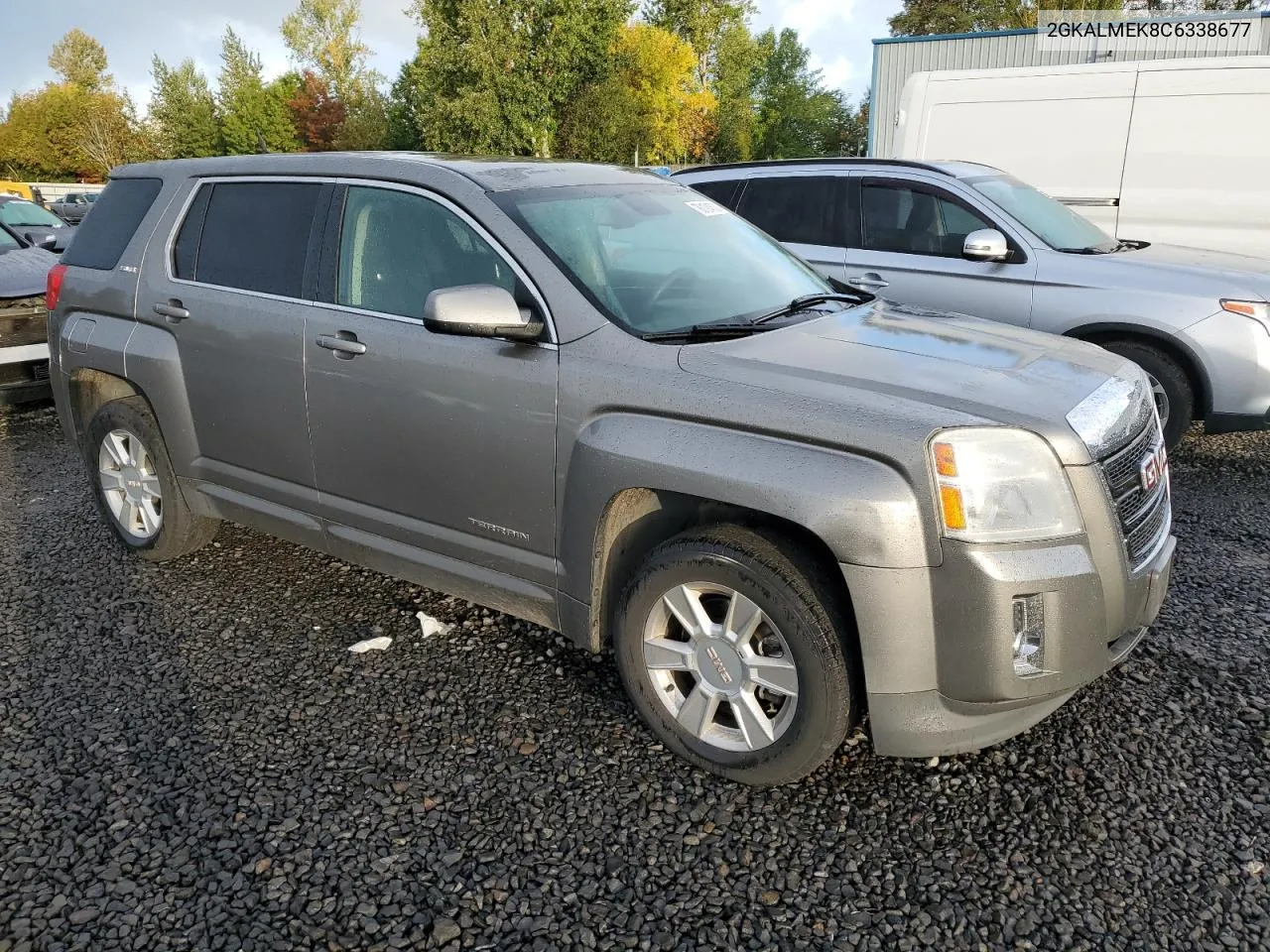 2012 GMC Terrain Sle VIN: 2GKALMEK8C6338677 Lot: 76194604