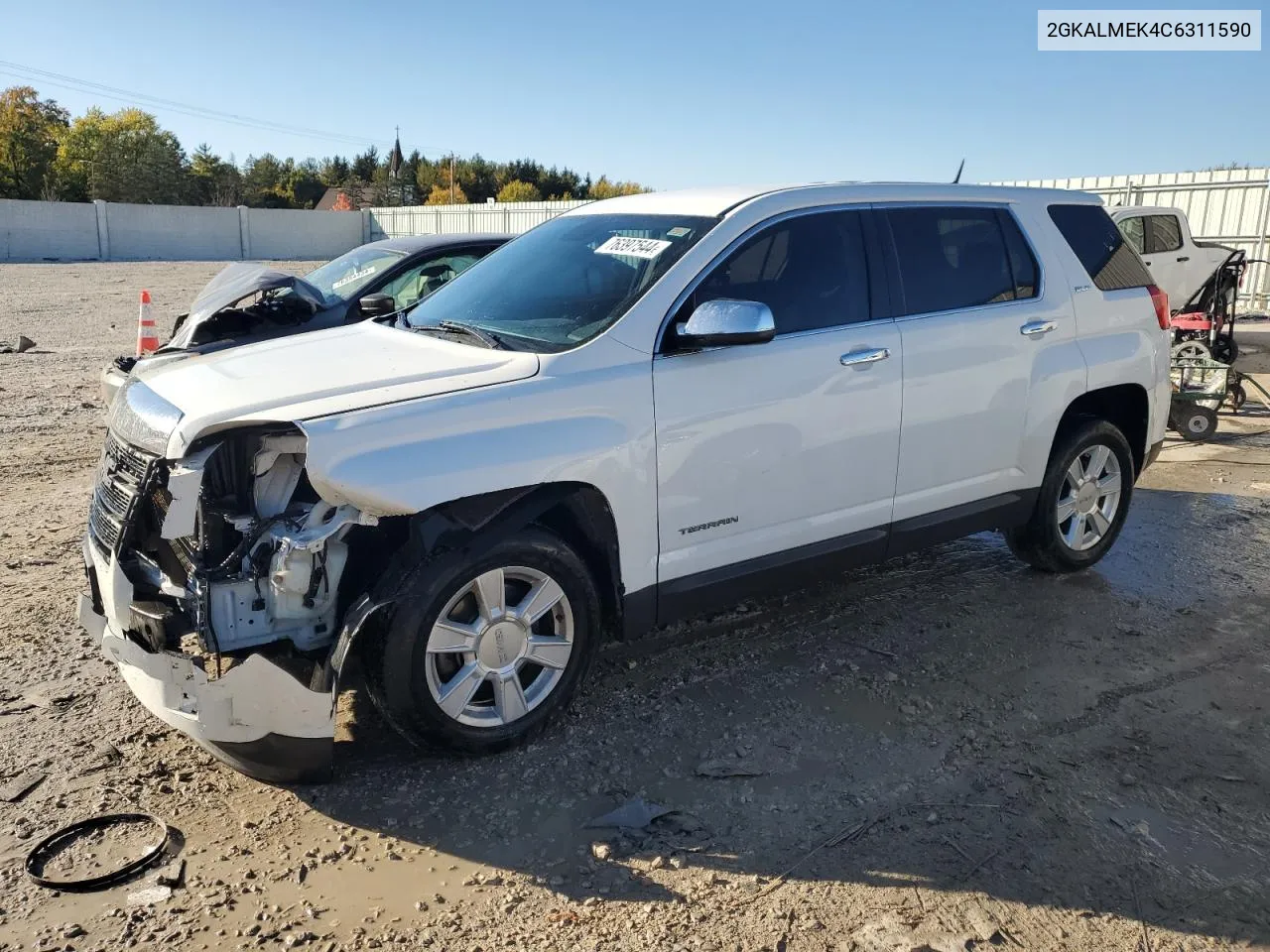 2012 GMC Terrain Sle VIN: 2GKALMEK4C6311590 Lot: 76397544