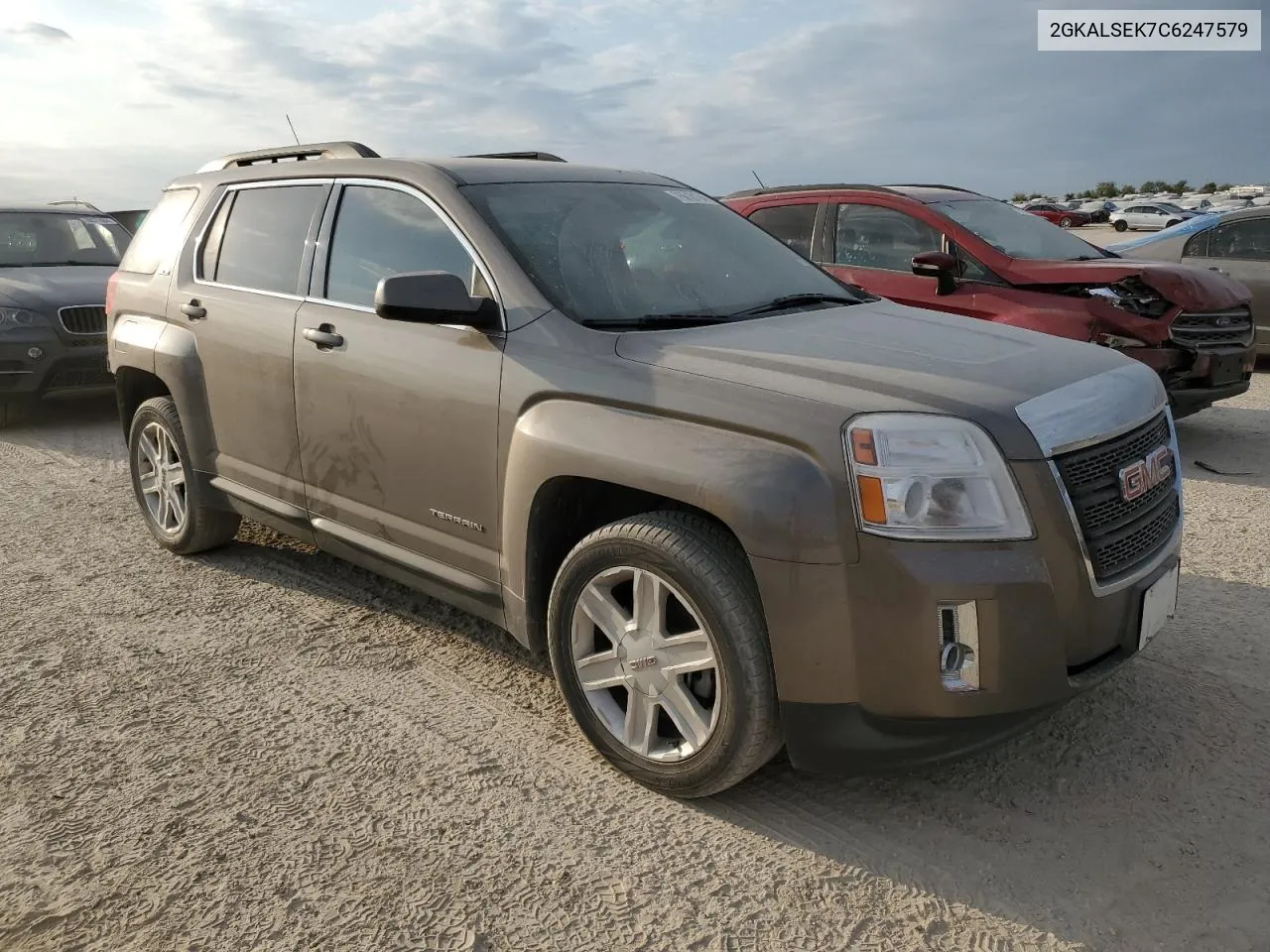 2012 GMC Terrain Sle VIN: 2GKALSEK7C6247579 Lot: 76618194