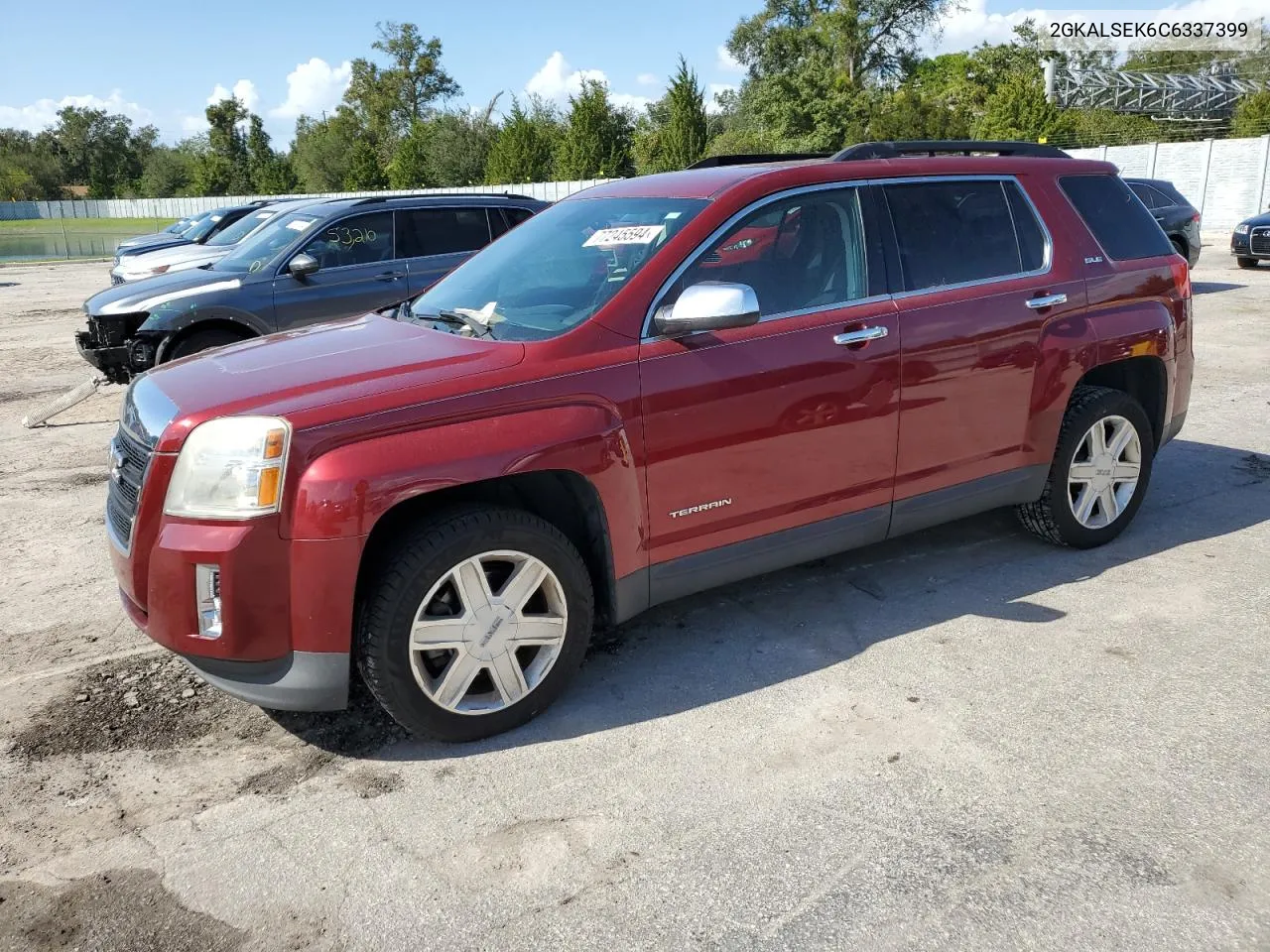 2012 GMC Terrain Sle VIN: 2GKALSEK6C6337399 Lot: 77245594