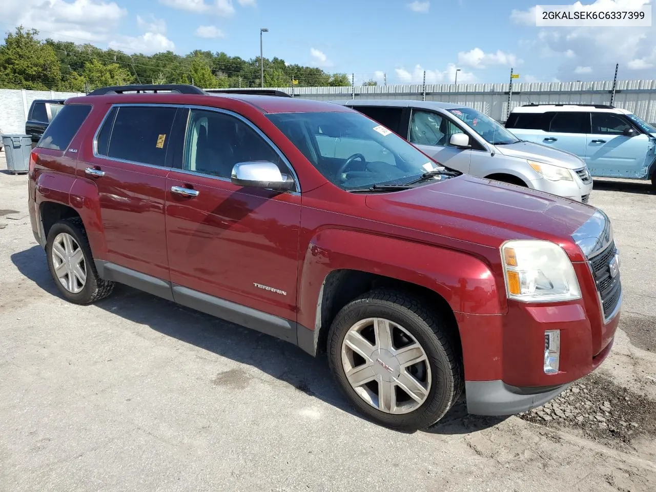 2012 GMC Terrain Sle VIN: 2GKALSEK6C6337399 Lot: 77245594