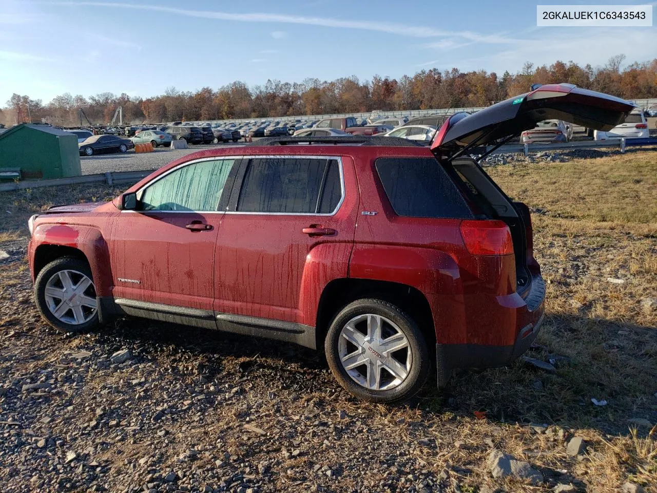 2012 GMC Terrain Slt VIN: 2GKALUEK1C6343543 Lot: 77968364