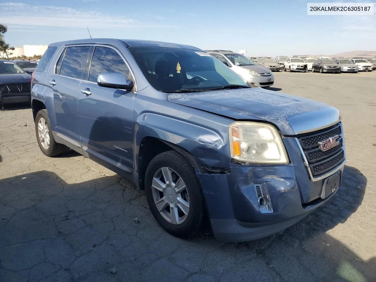 2012 GMC Terrain Sle VIN: 2GKALMEK2C6305187 Lot: 78106324