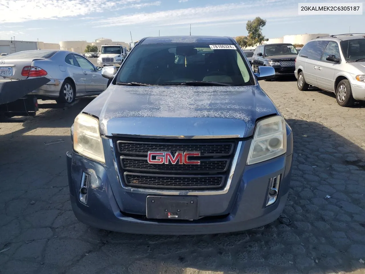 2012 GMC Terrain Sle VIN: 2GKALMEK2C6305187 Lot: 78106324