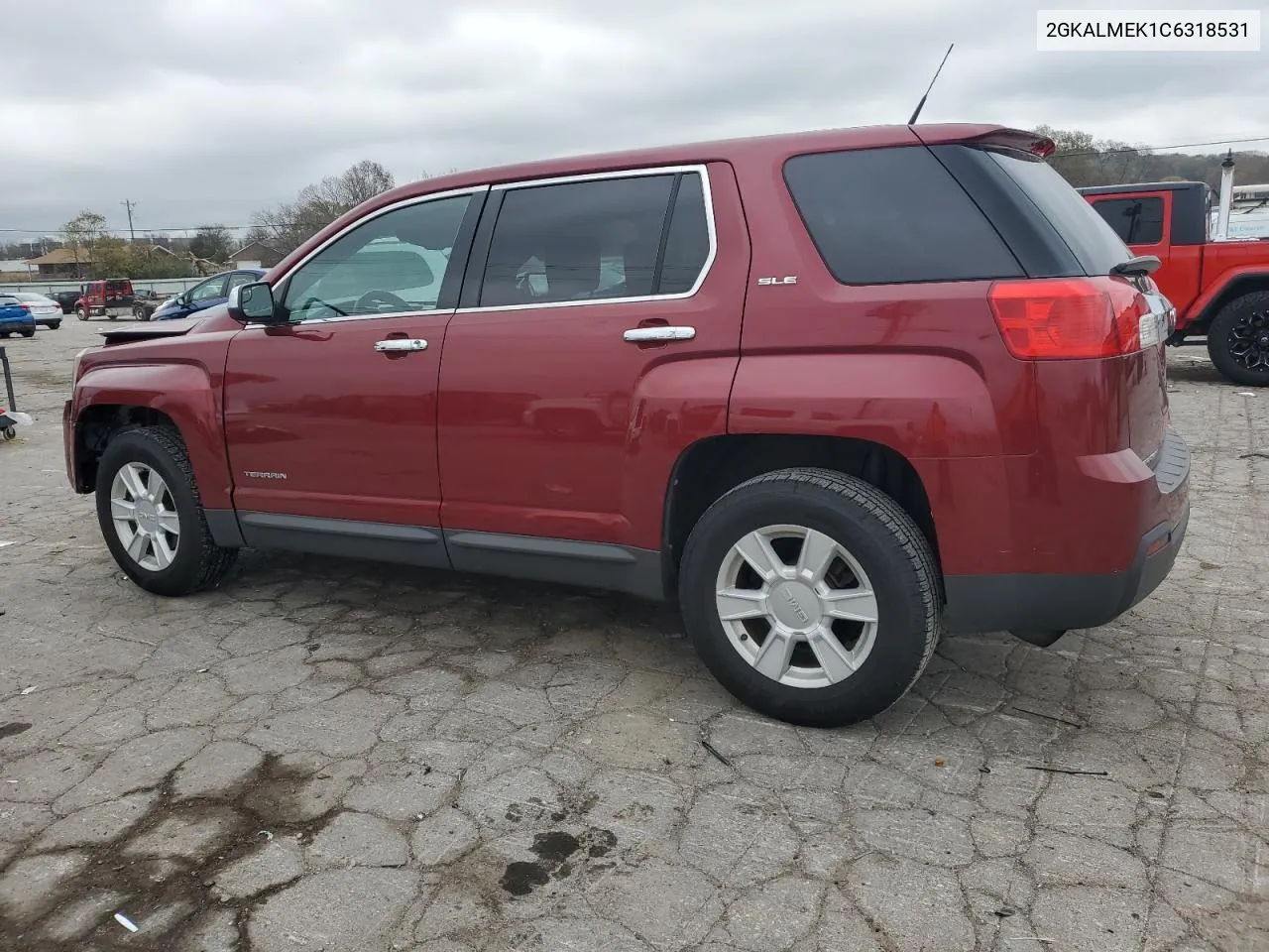 2012 GMC Terrain Sle VIN: 2GKALMEK1C6318531 Lot: 78287274