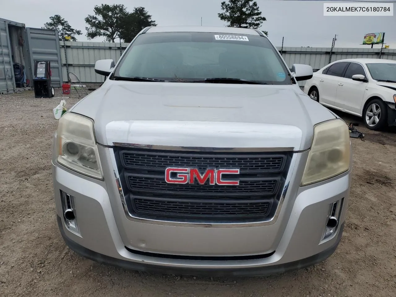 2012 GMC Terrain Sle VIN: 2GKALMEK7C6180784 Lot: 80558694