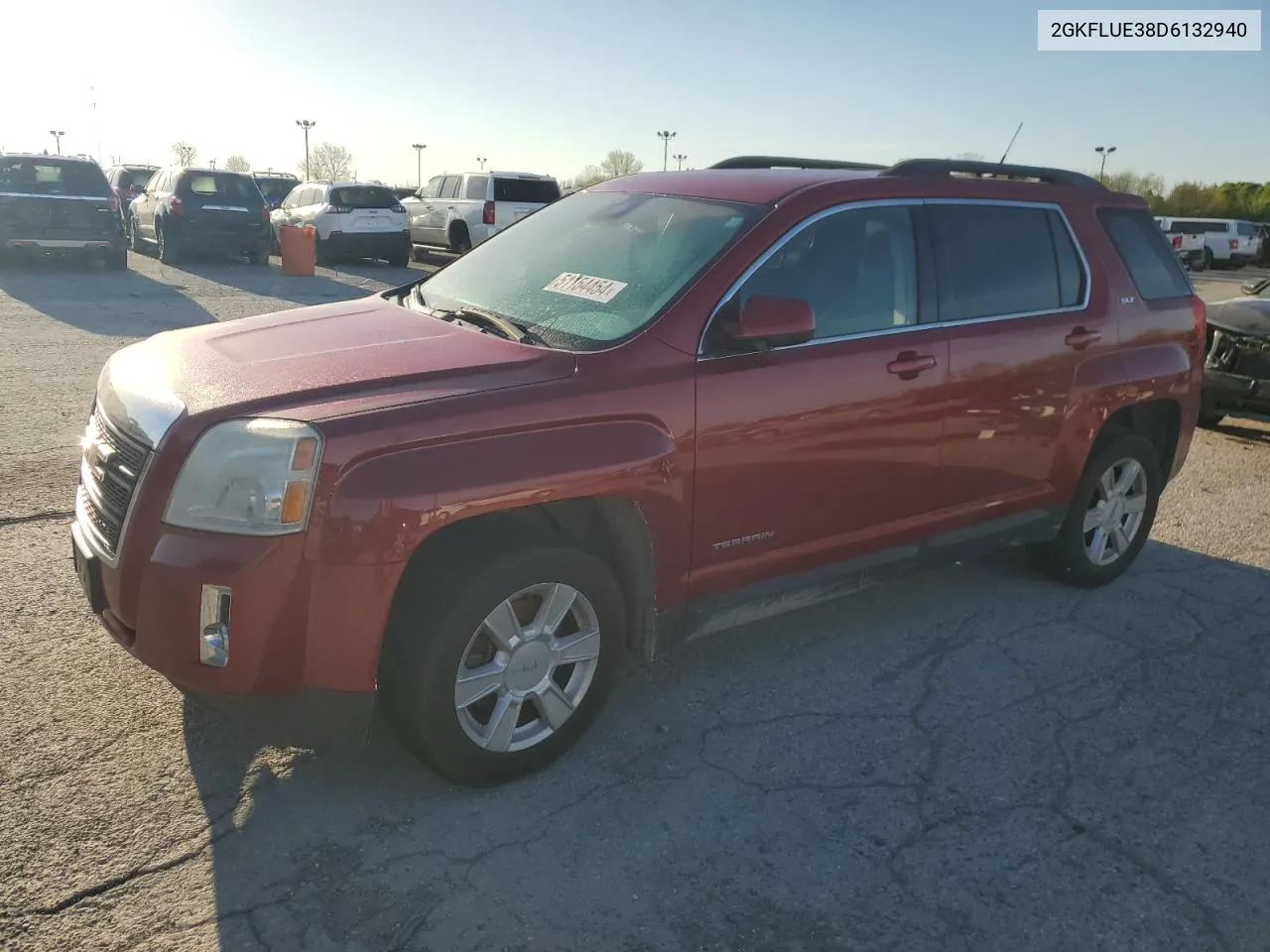 2013 GMC Terrain Slt VIN: 2GKFLUE38D6132940 Lot: 51154454