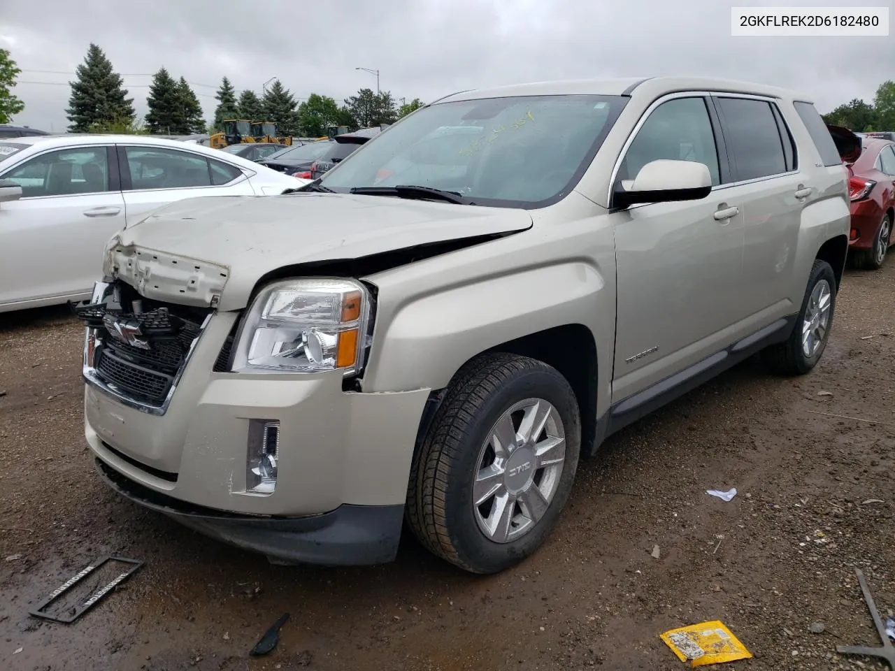 2013 GMC Terrain Sle VIN: 2GKFLREK2D6182480 Lot: 53824664