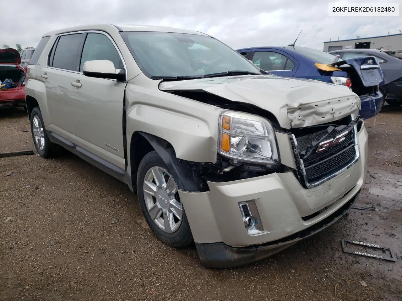 2013 GMC Terrain Sle VIN: 2GKFLREK2D6182480 Lot: 53824664