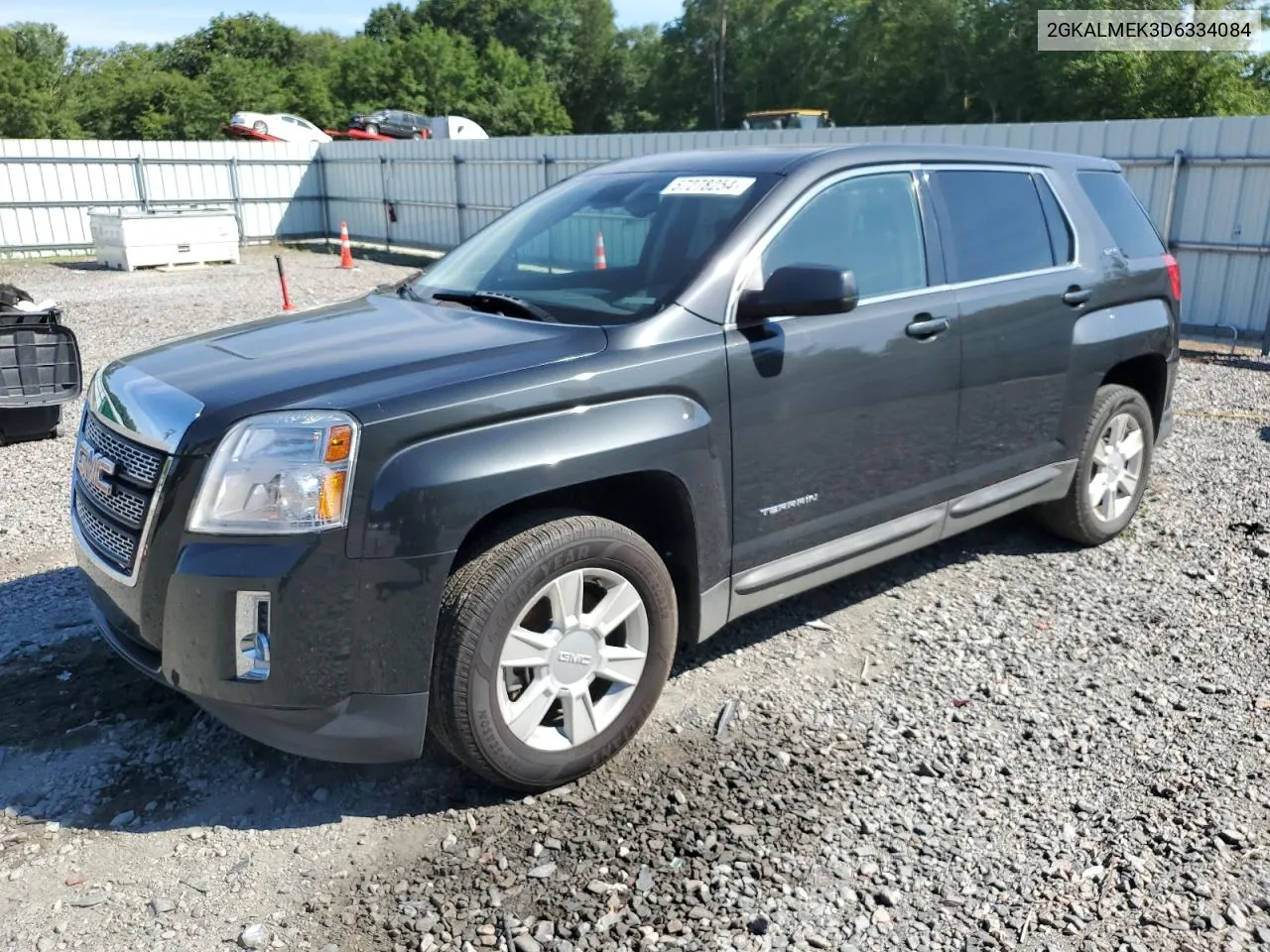 2013 GMC Terrain Sle VIN: 2GKALMEK3D6334084 Lot: 57278254