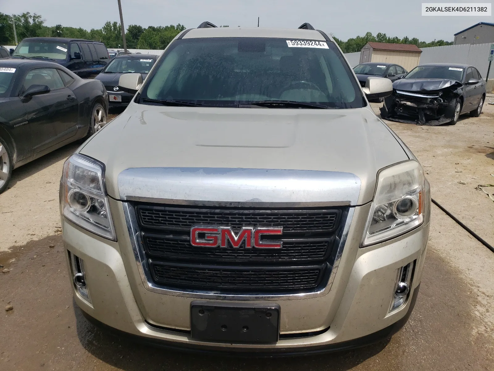 2013 GMC Terrain Sle VIN: 2GKALSEK4D6211382 Lot: 59339244