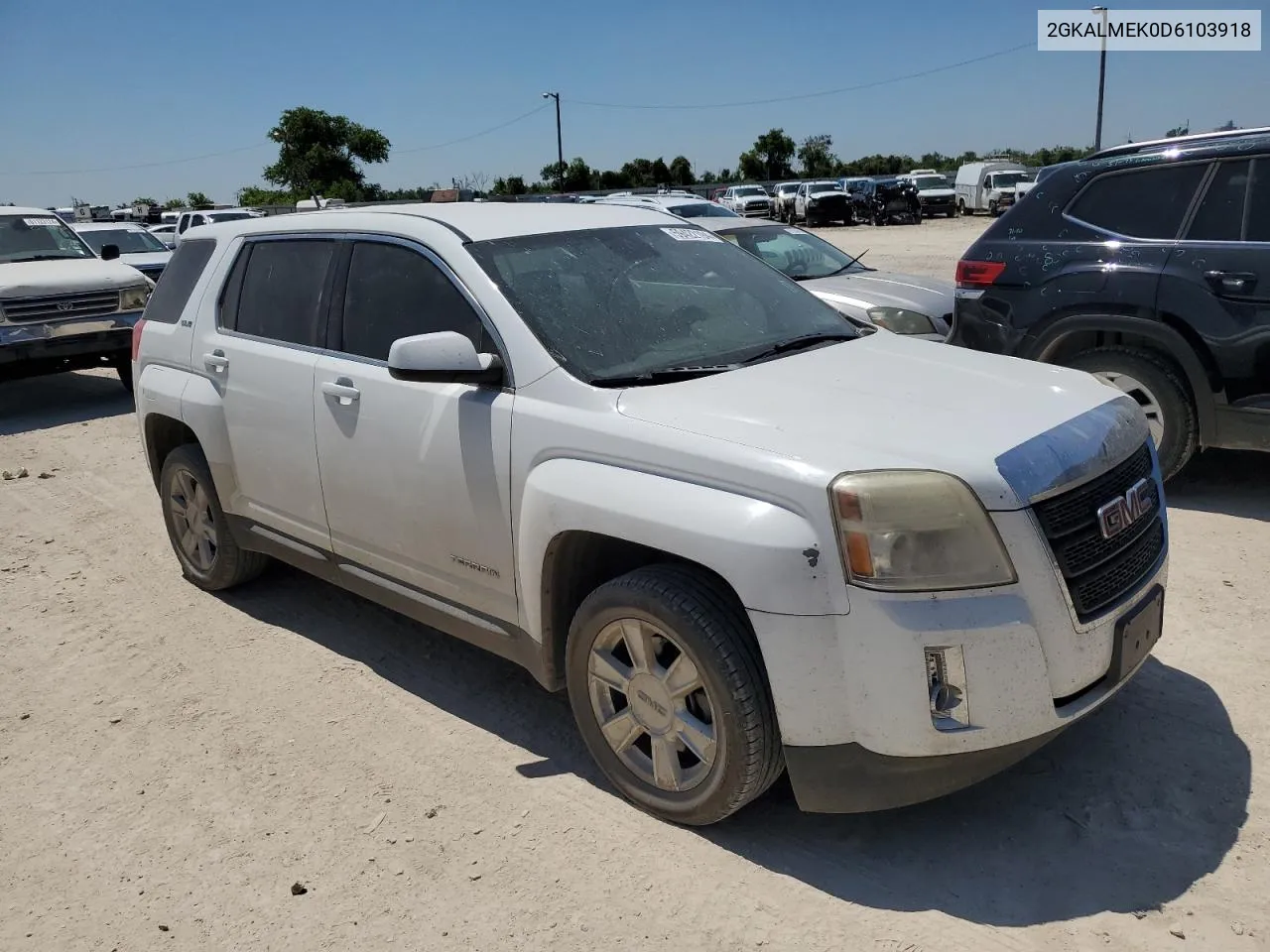 2GKALMEK0D6103918 2013 GMC Terrain Sle