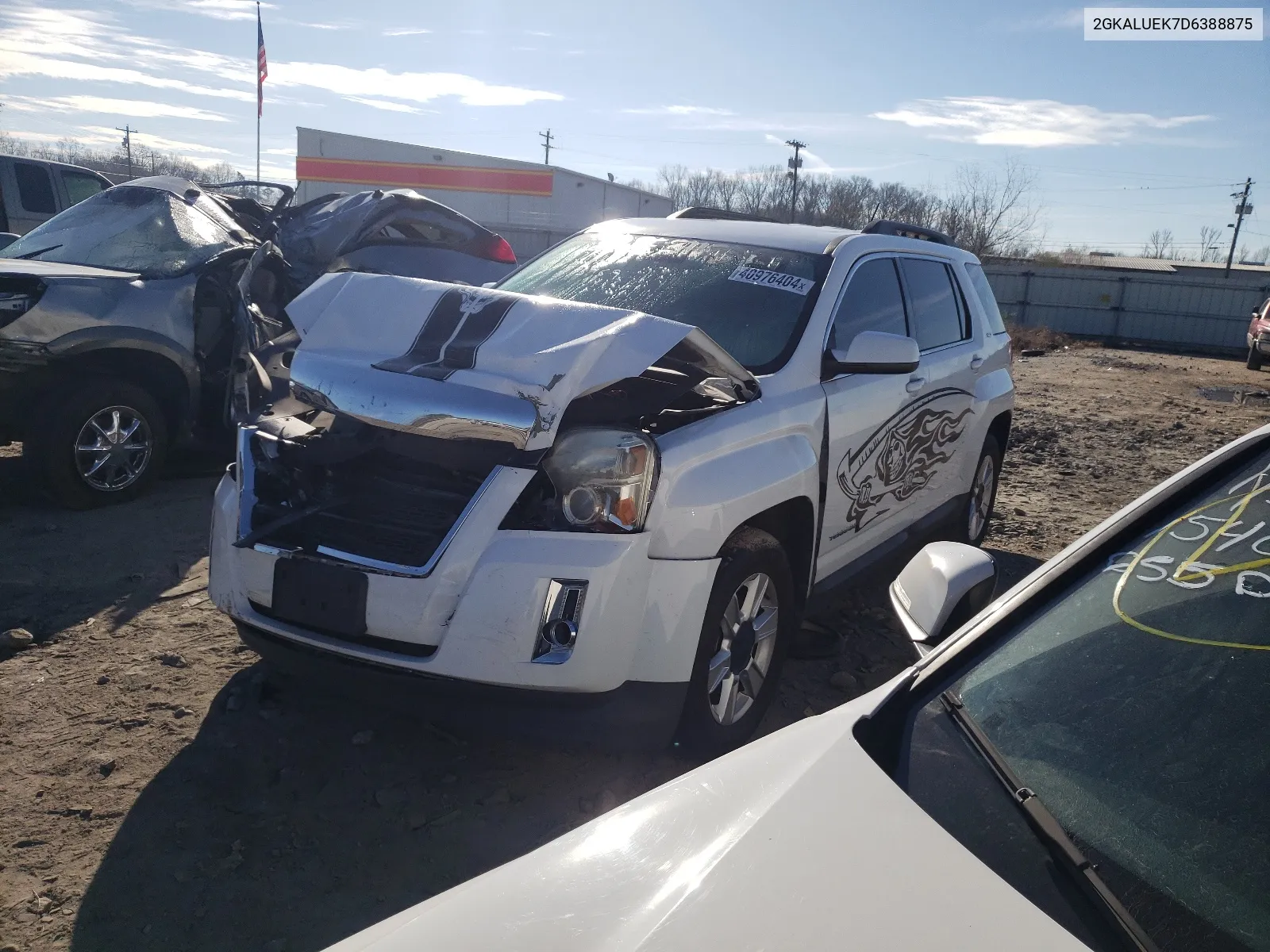 2013 GMC Terrain Slt VIN: 2GKALUEK7D6388875 Lot: 59632414