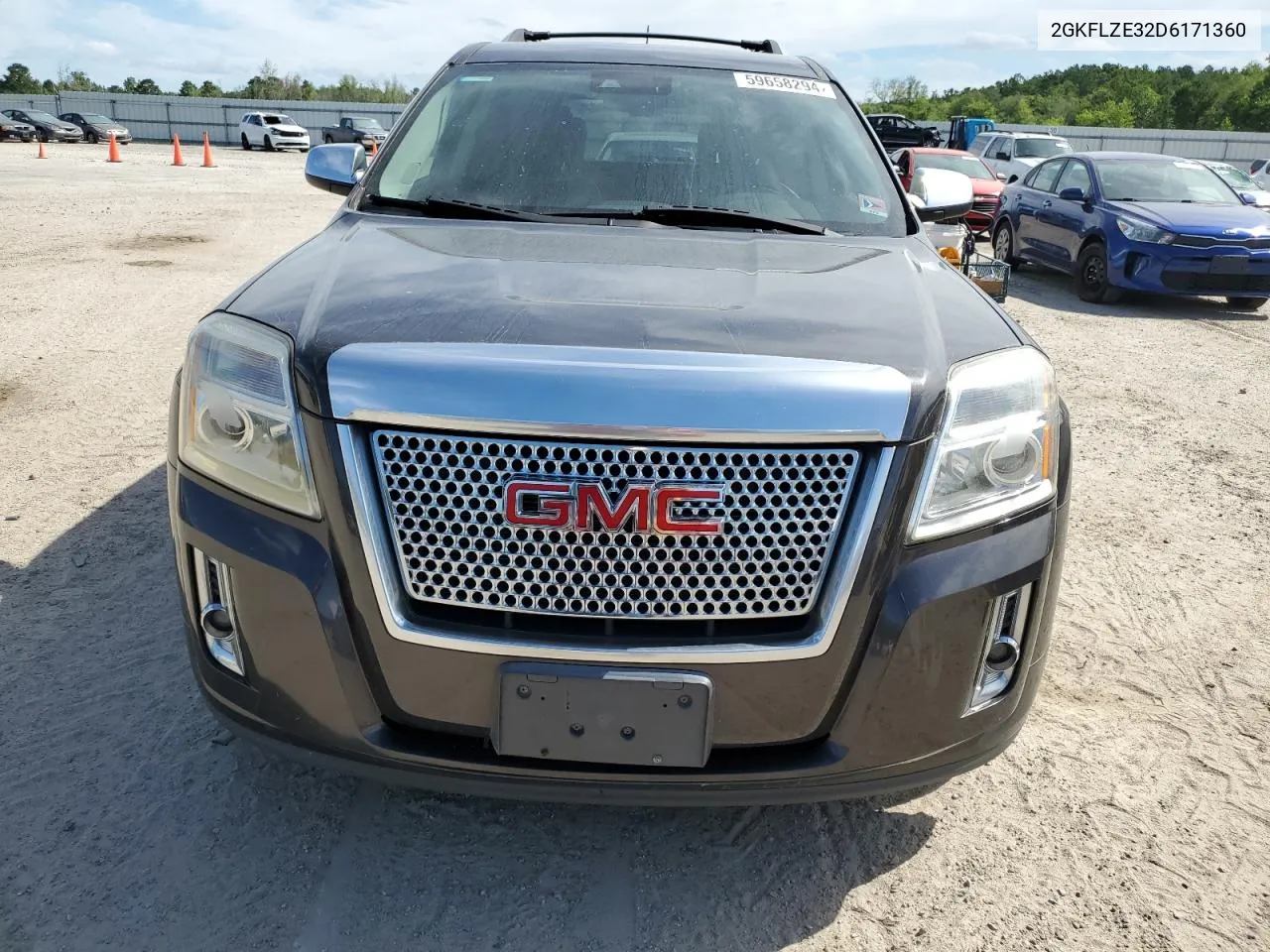 2013 GMC Terrain Denali VIN: 2GKFLZE32D6171360 Lot: 59658294