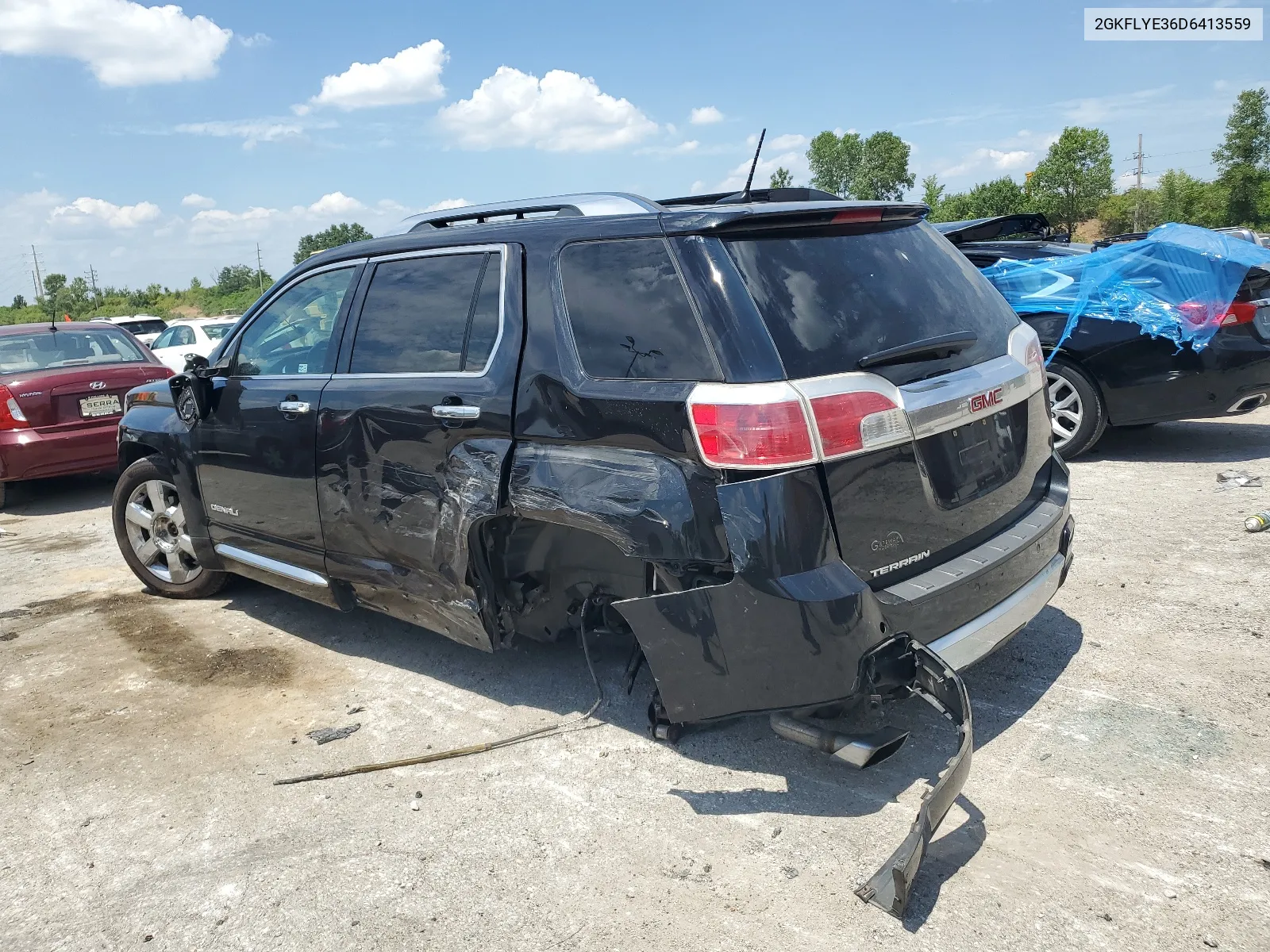 2013 GMC Terrain Denali VIN: 2GKFLYE36D6413559 Lot: 60106954