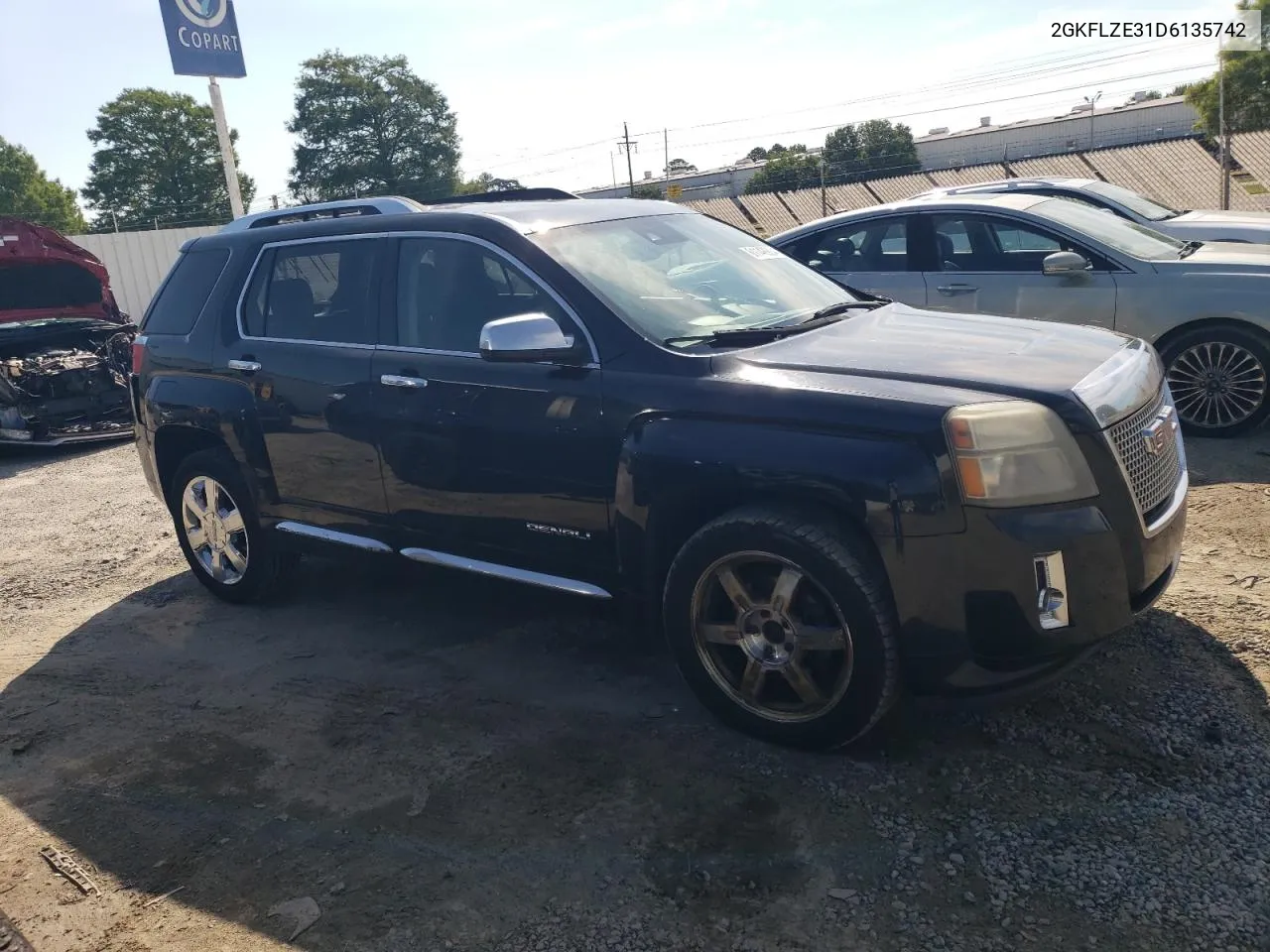 2013 GMC Terrain Denali VIN: 2GKFLZE31D6135742 Lot: 61149904