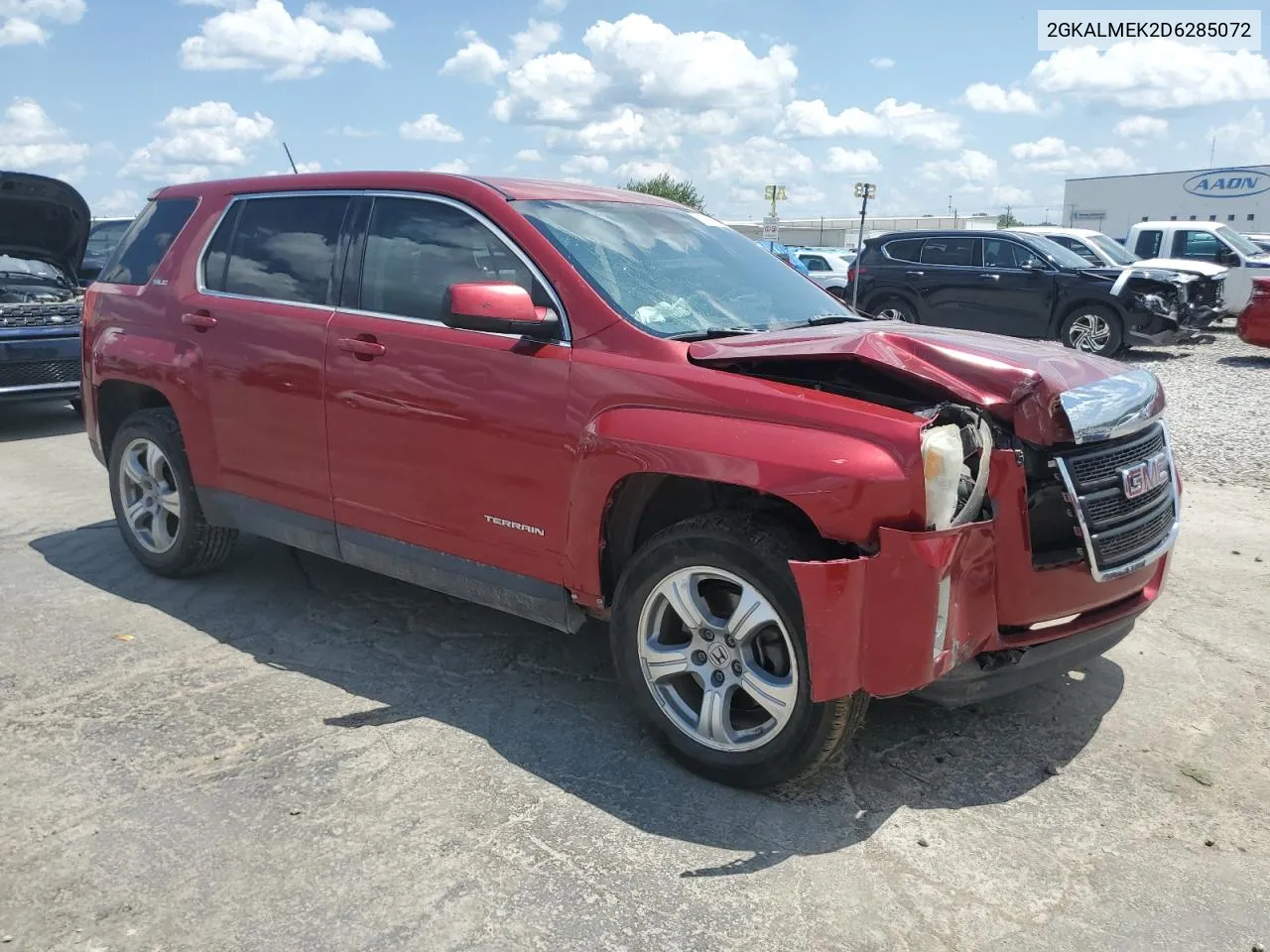 2013 GMC Terrain Sle VIN: 2GKALMEK2D6285072 Lot: 61729704