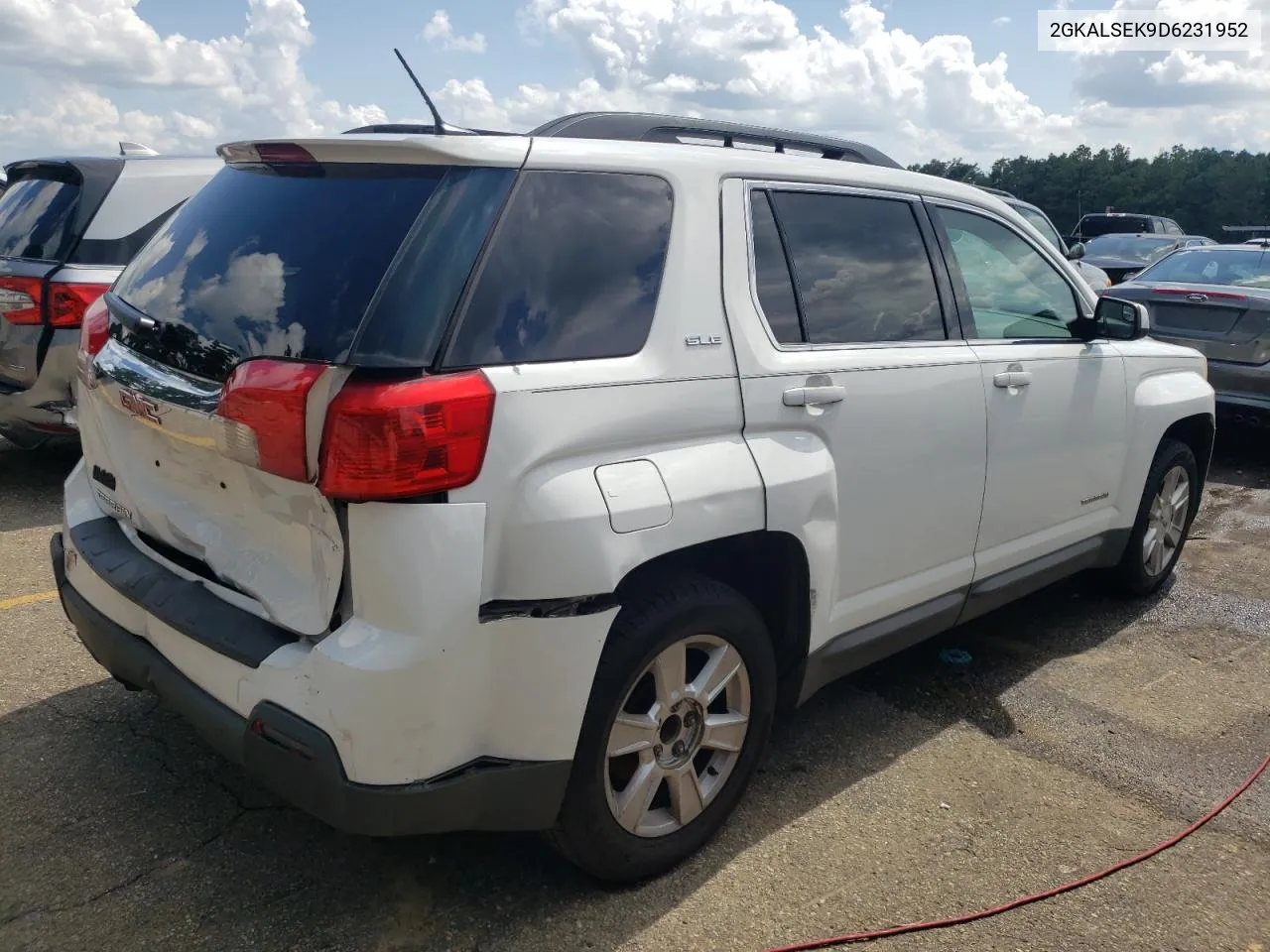 2013 GMC Terrain Sle VIN: 2GKALSEK9D6231952 Lot: 61759104