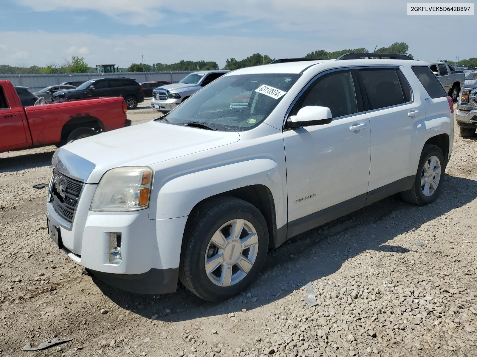 2013 GMC Terrain Slt VIN: 2GKFLVEK5D6428897 Lot: 63118974