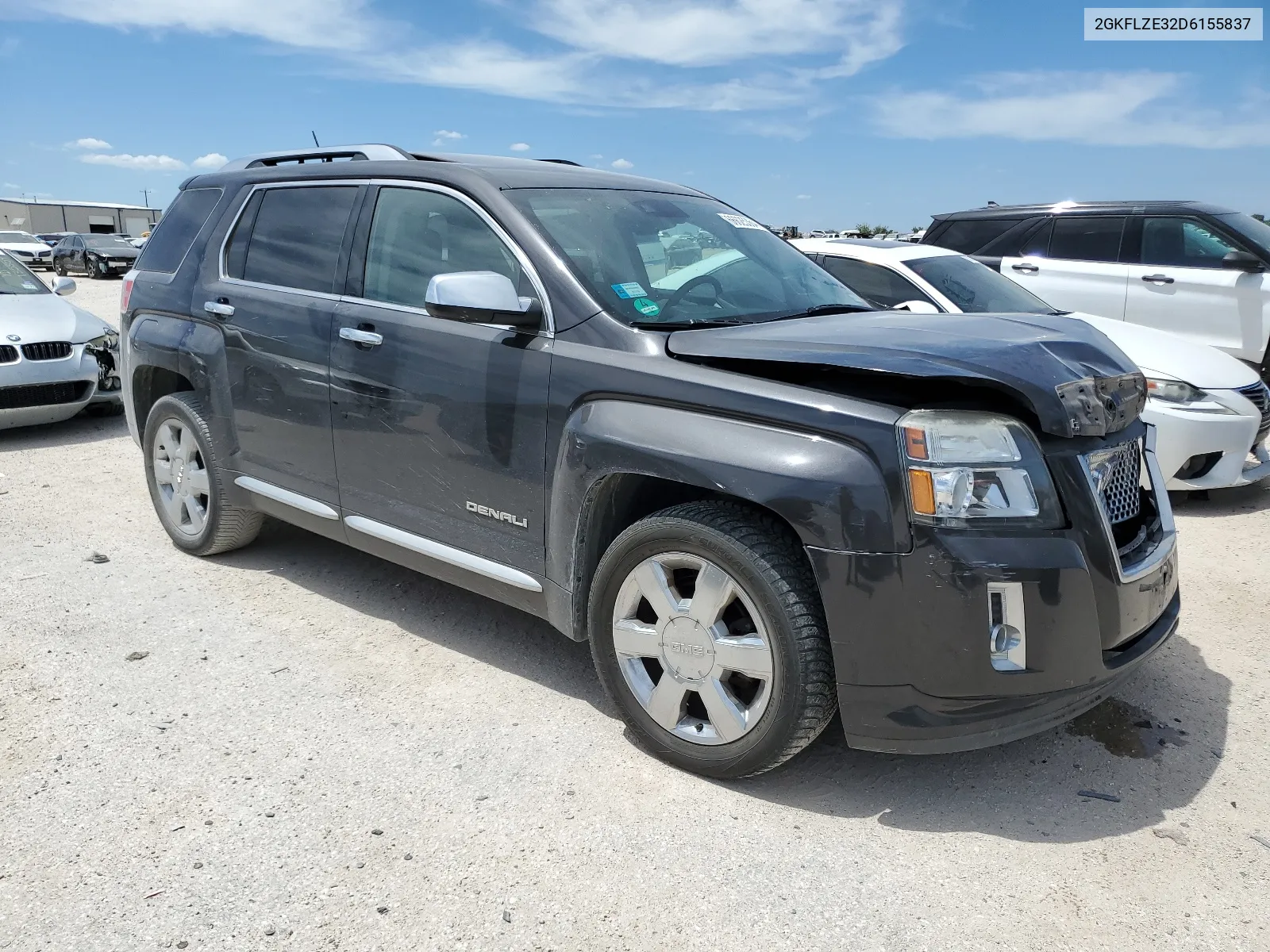 2013 GMC Terrain Denali VIN: 2GKFLZE32D6155837 Lot: 66625364