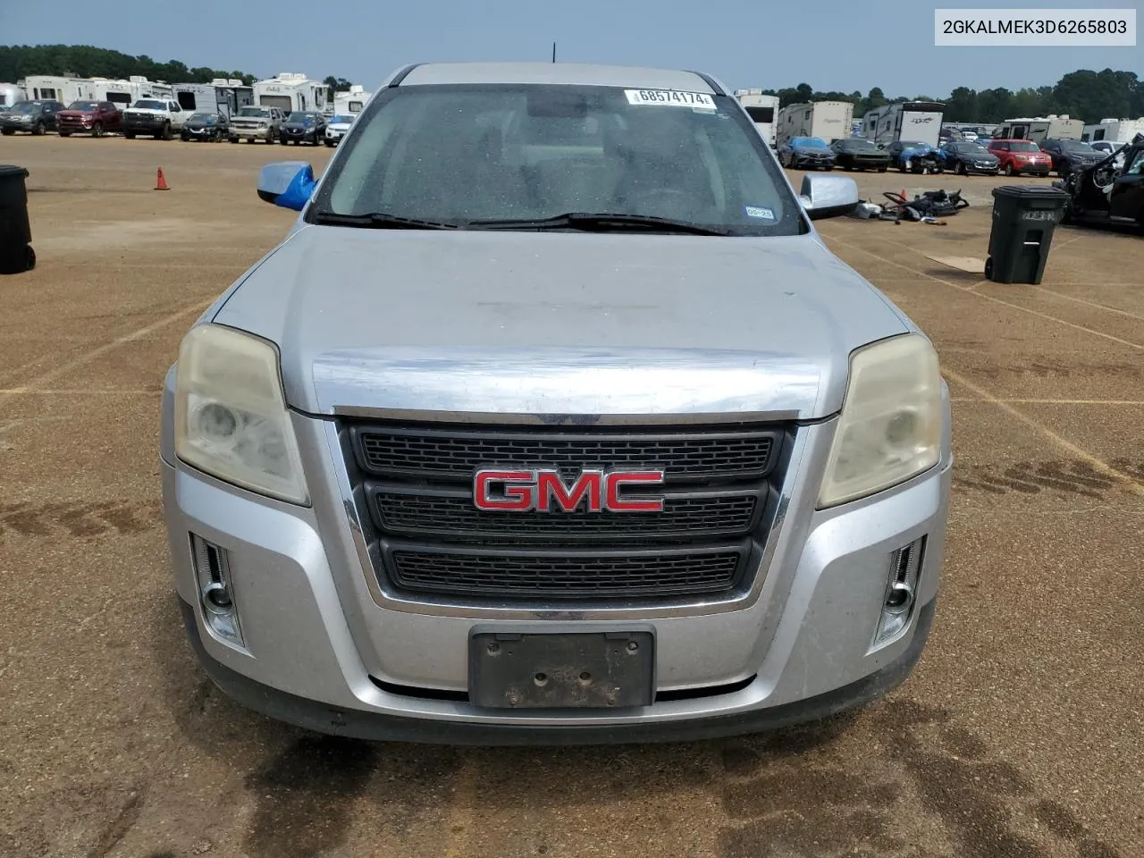 2013 GMC Terrain Sle VIN: 2GKALMEK3D6265803 Lot: 68574174