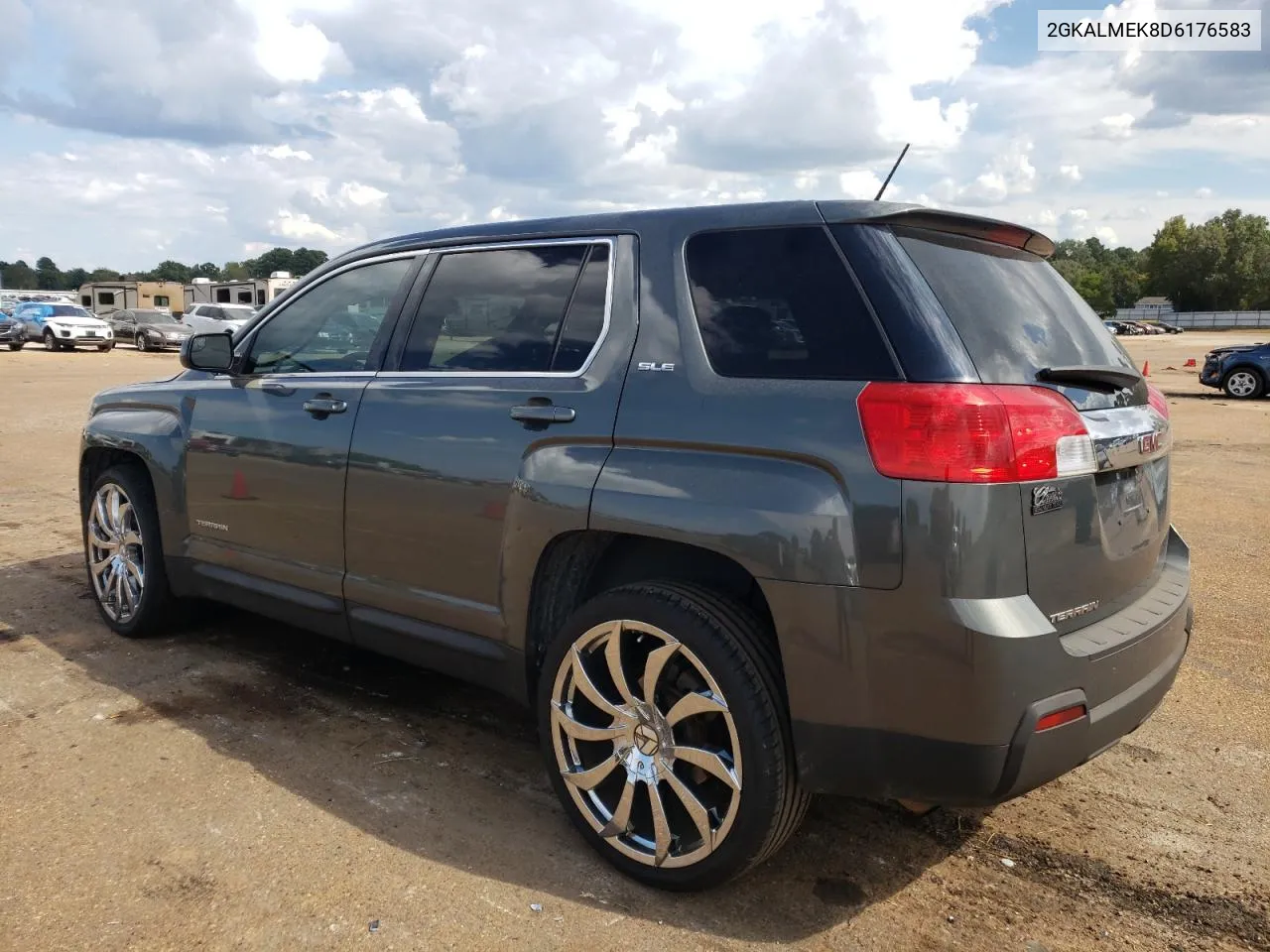 2013 GMC Terrain Sle VIN: 2GKALMEK8D6176583 Lot: 68978814