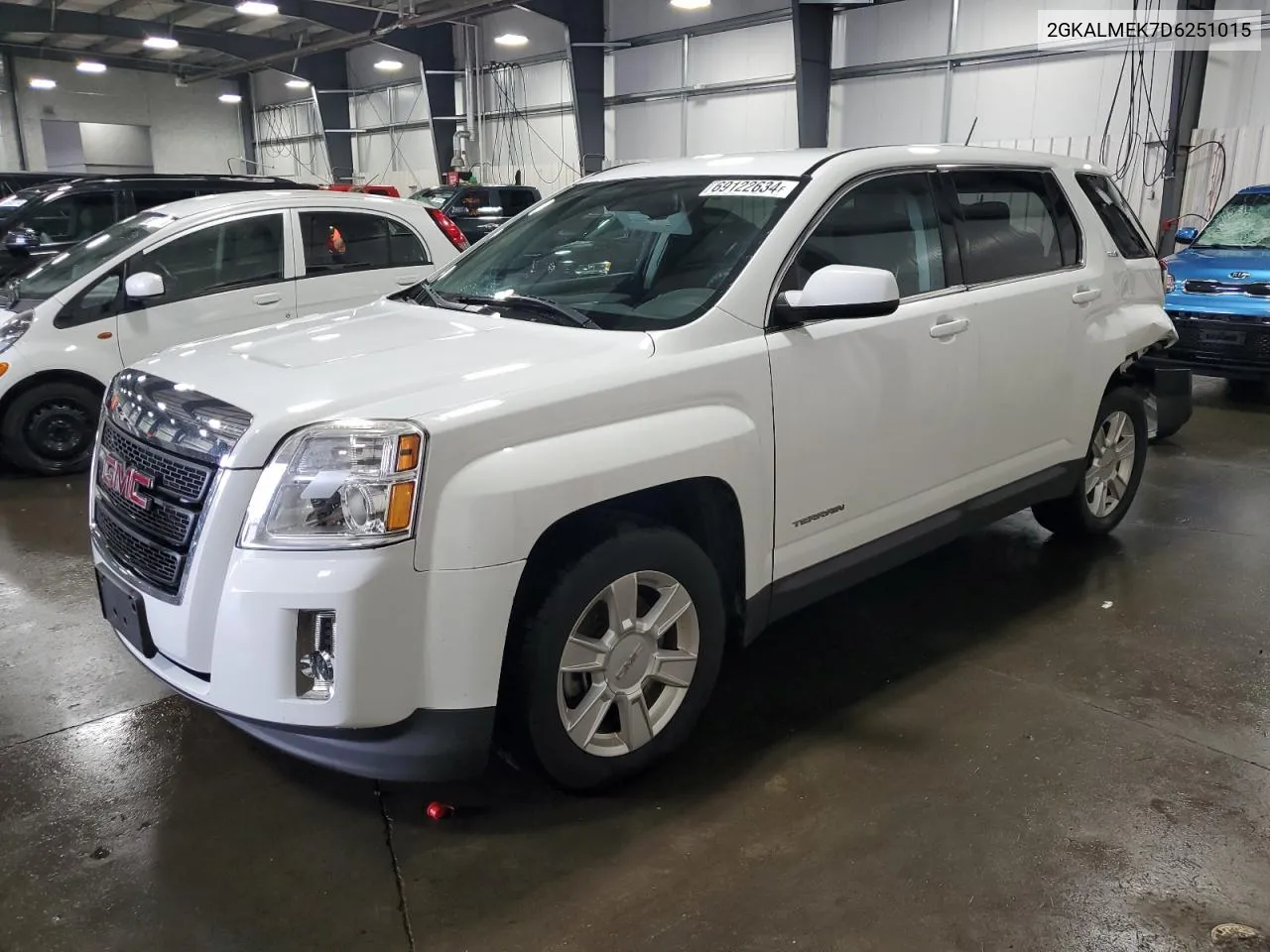 2013 GMC Terrain Sle VIN: 2GKALMEK7D6251015 Lot: 69122634