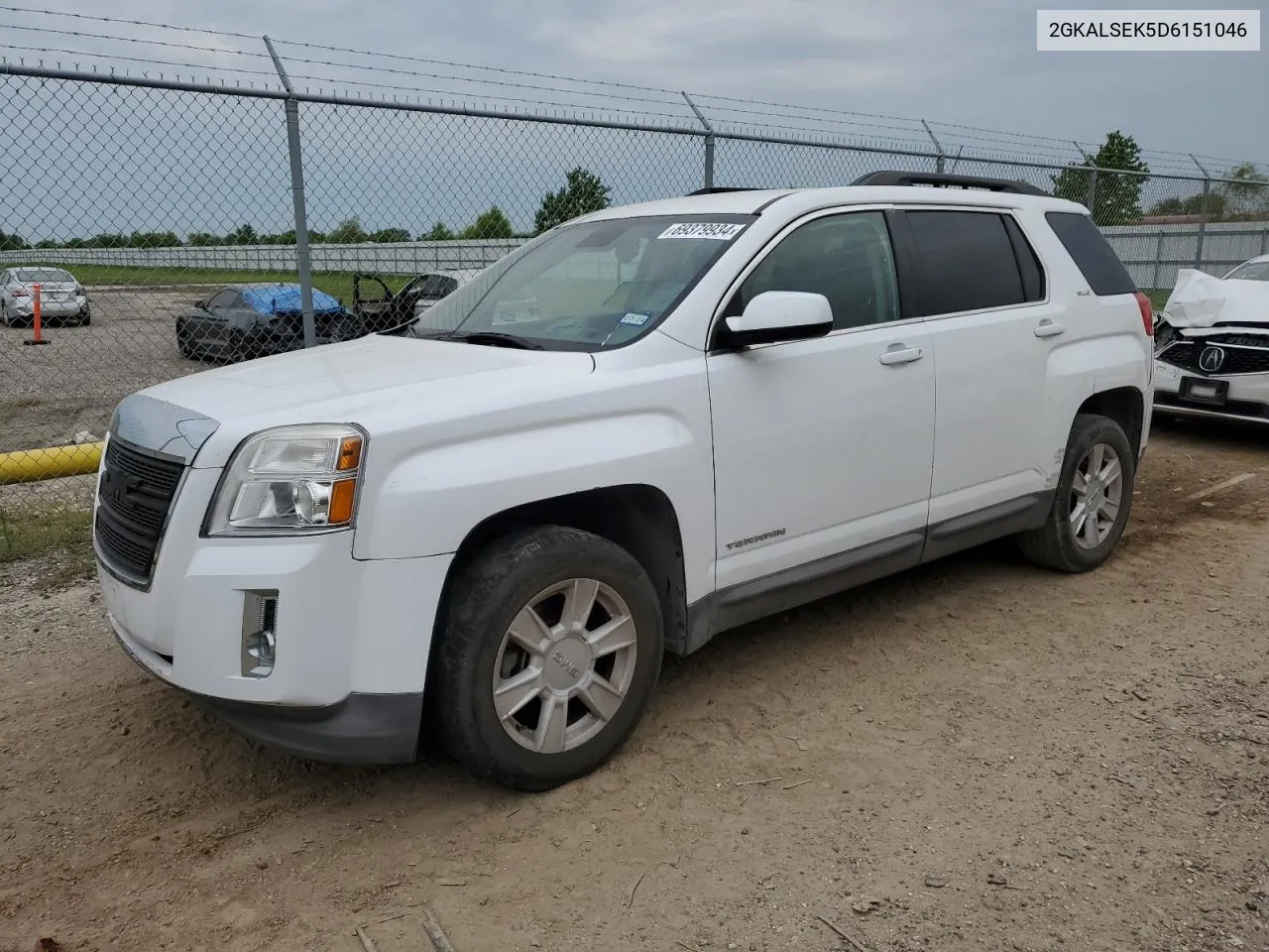 2013 GMC Terrain Sle VIN: 2GKALSEK5D6151046 Lot: 69379934