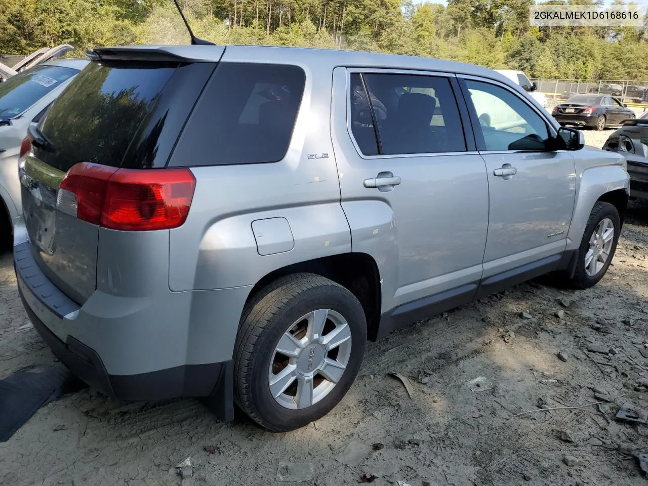 2013 GMC Terrain Sle VIN: 2GKALMEK1D6168616 Lot: 69998064