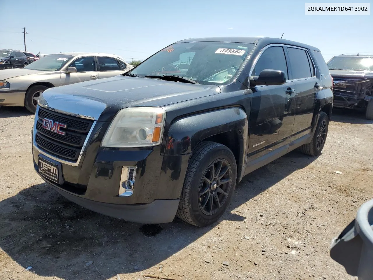 2013 GMC Terrain Sle VIN: 2GKALMEK1D6413902 Lot: 70080664