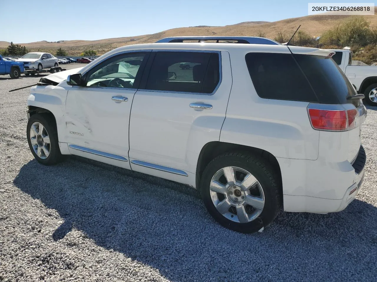 2013 GMC Terrain Denali VIN: 2GKFLZE34D6268818 Lot: 70443644