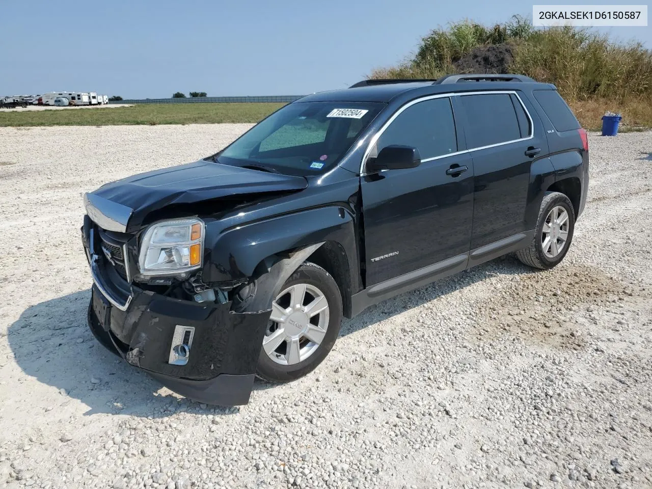 2013 GMC Terrain Sle VIN: 2GKALSEK1D6150587 Lot: 71502504