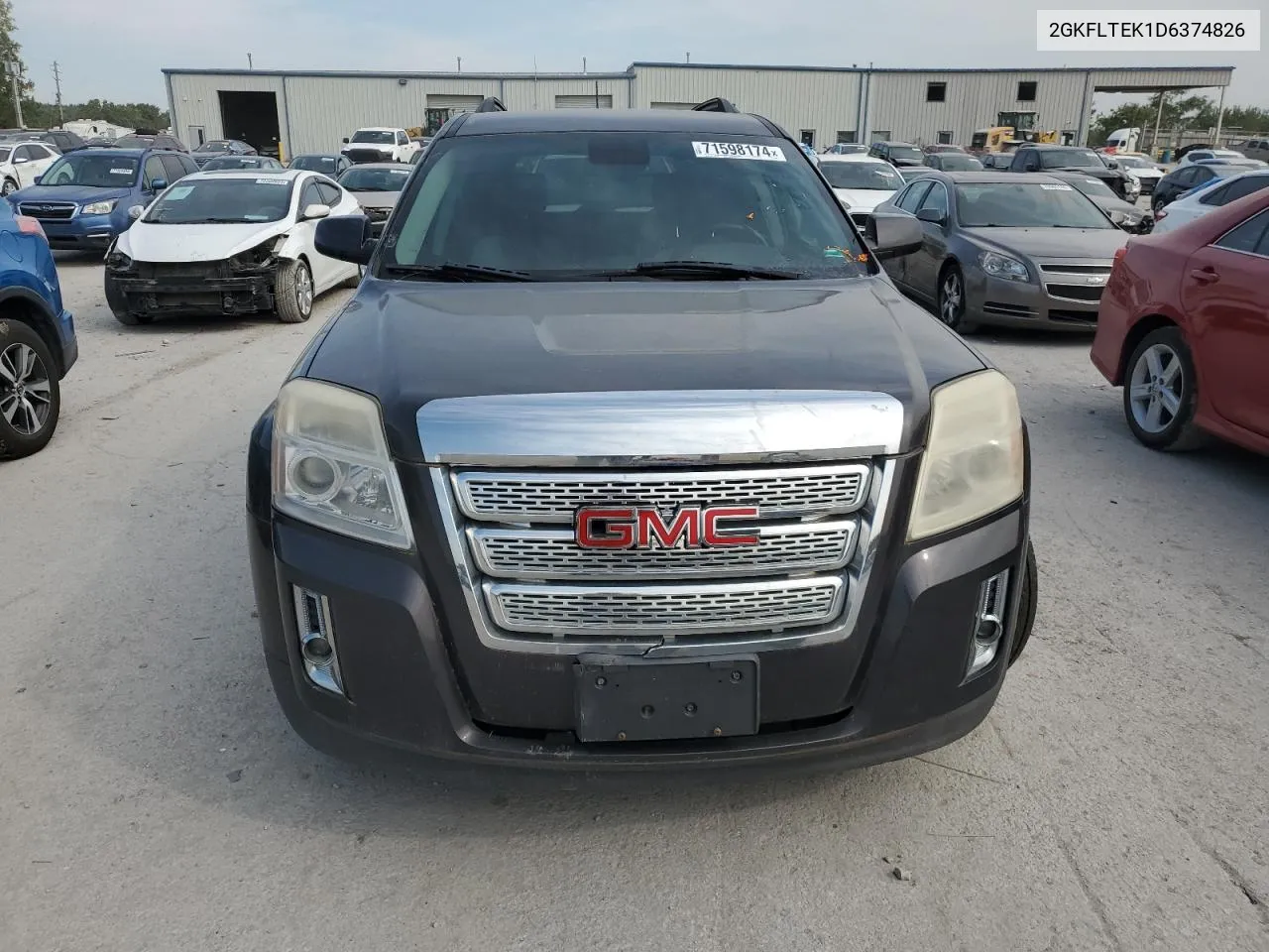 2013 GMC Terrain Sle VIN: 2GKFLTEK1D6374826 Lot: 71598174