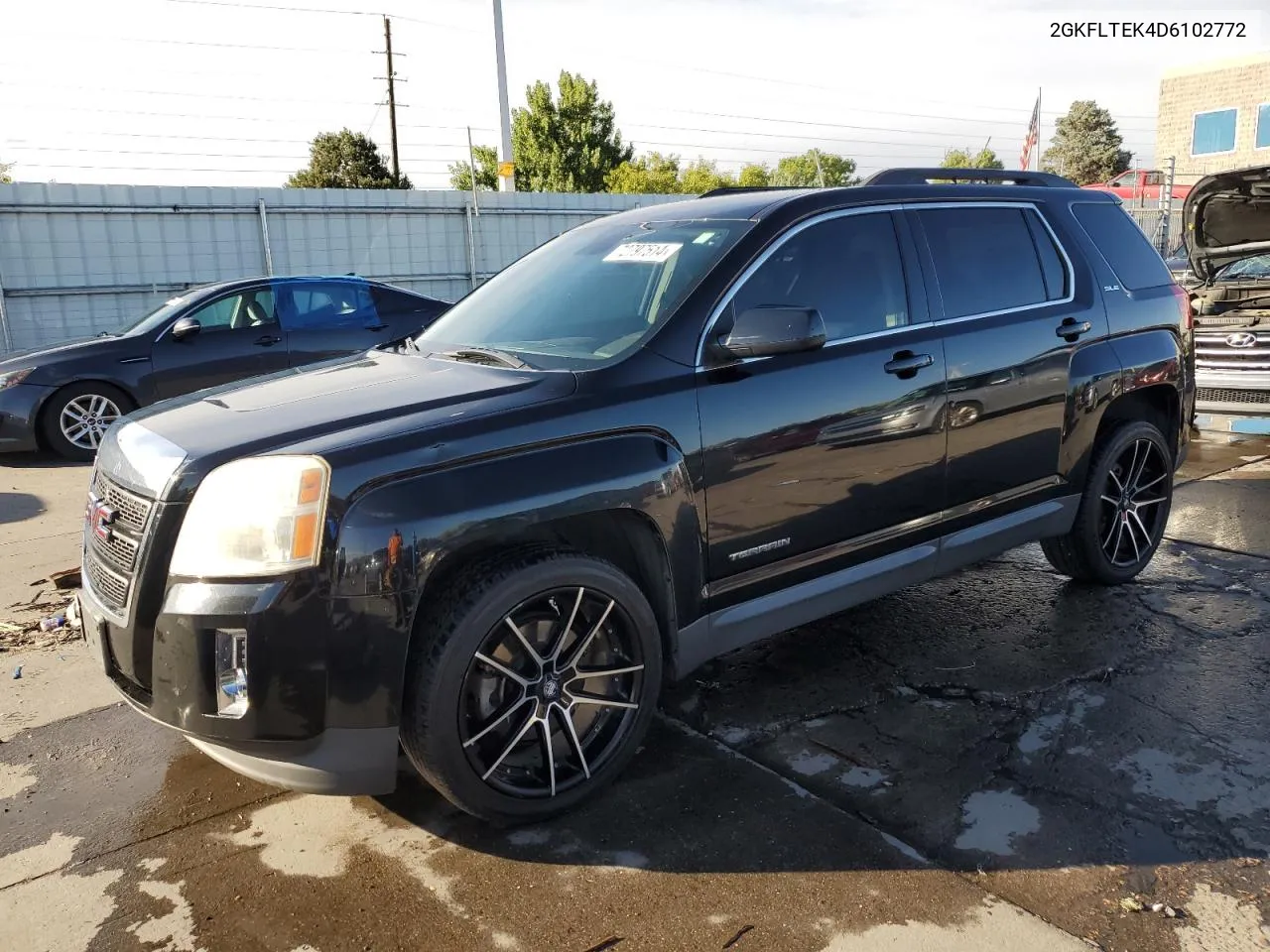 2013 GMC Terrain Sle VIN: 2GKFLTEK4D6102772 Lot: 72797514