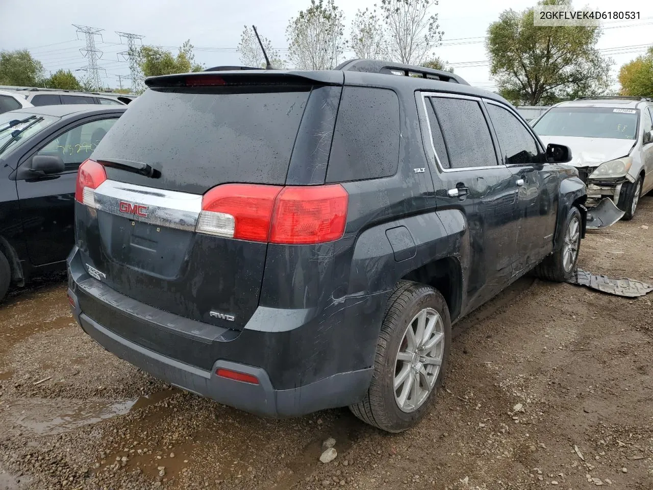 2013 GMC Terrain Slt VIN: 2GKFLVEK4D6180531 Lot: 73190874