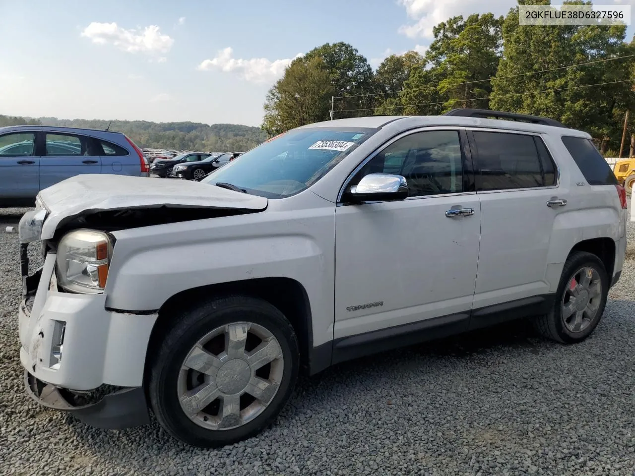 2013 GMC Terrain Slt VIN: 2GKFLUE38D6327596 Lot: 73536304