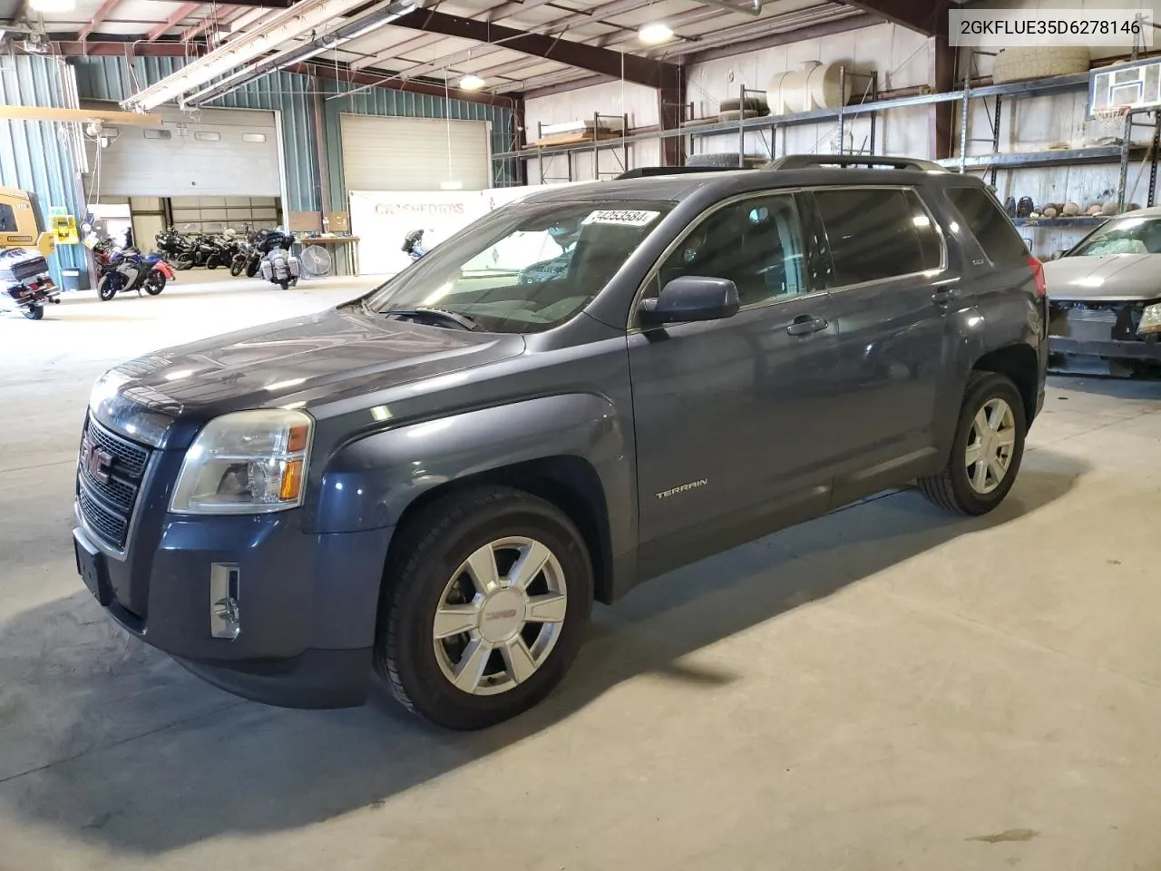 2013 GMC Terrain Slt VIN: 2GKFLUE35D6278146 Lot: 74253584