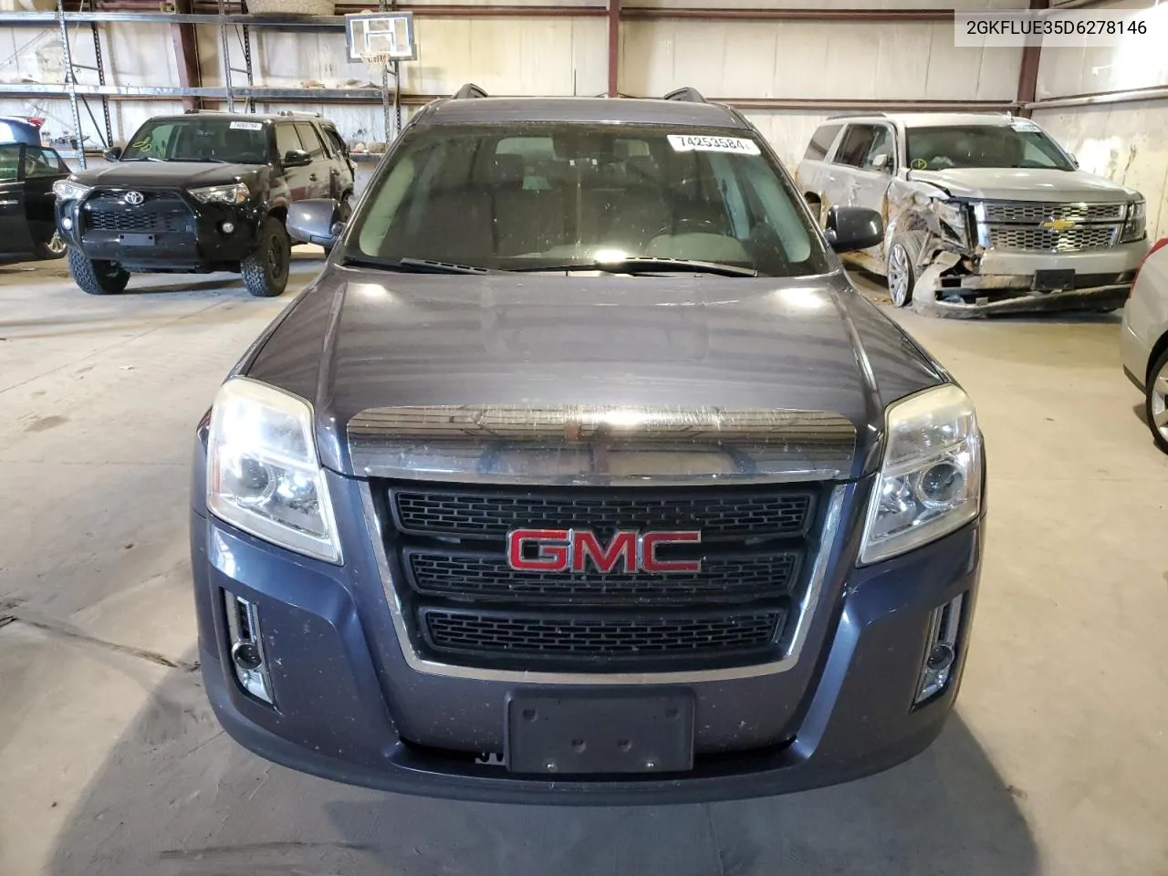 2013 GMC Terrain Slt VIN: 2GKFLUE35D6278146 Lot: 74253584