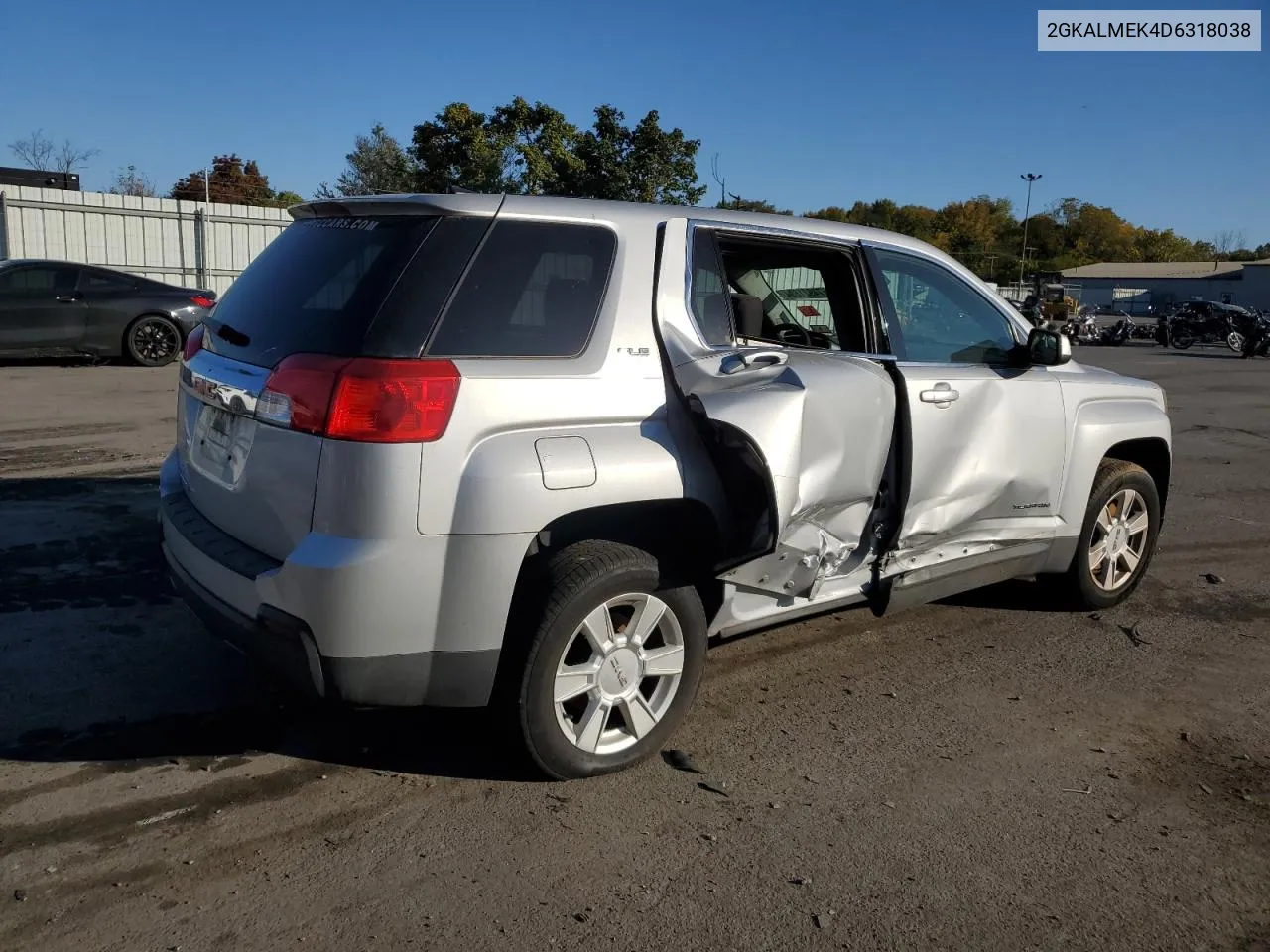 2013 GMC Terrain Sle VIN: 2GKALMEK4D6318038 Lot: 74921804