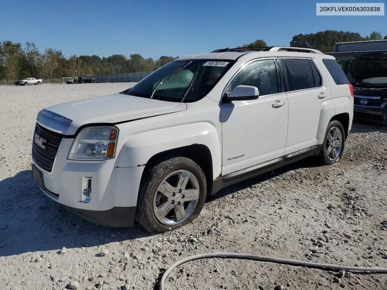 2013 GMC Terrain Slt VIN: 2GKFLVEK0D6303838 Lot: 74978314