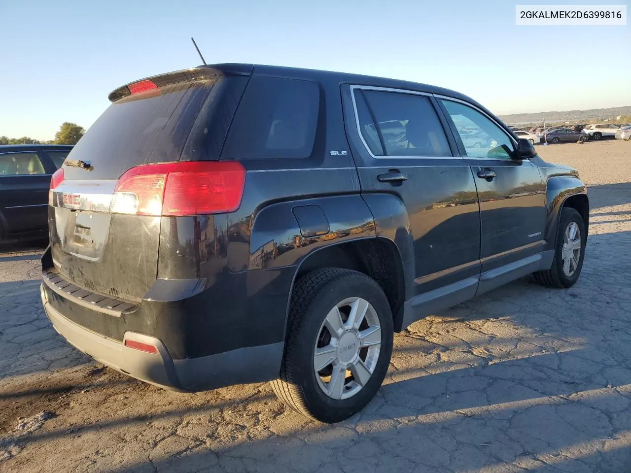 2013 GMC Terrain Sle VIN: 2GKALMEK2D6399816 Lot: 75359084