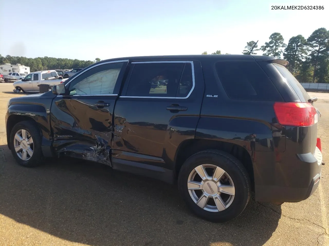 2013 GMC Terrain Sle VIN: 2GKALMEK2D6324386 Lot: 75429014