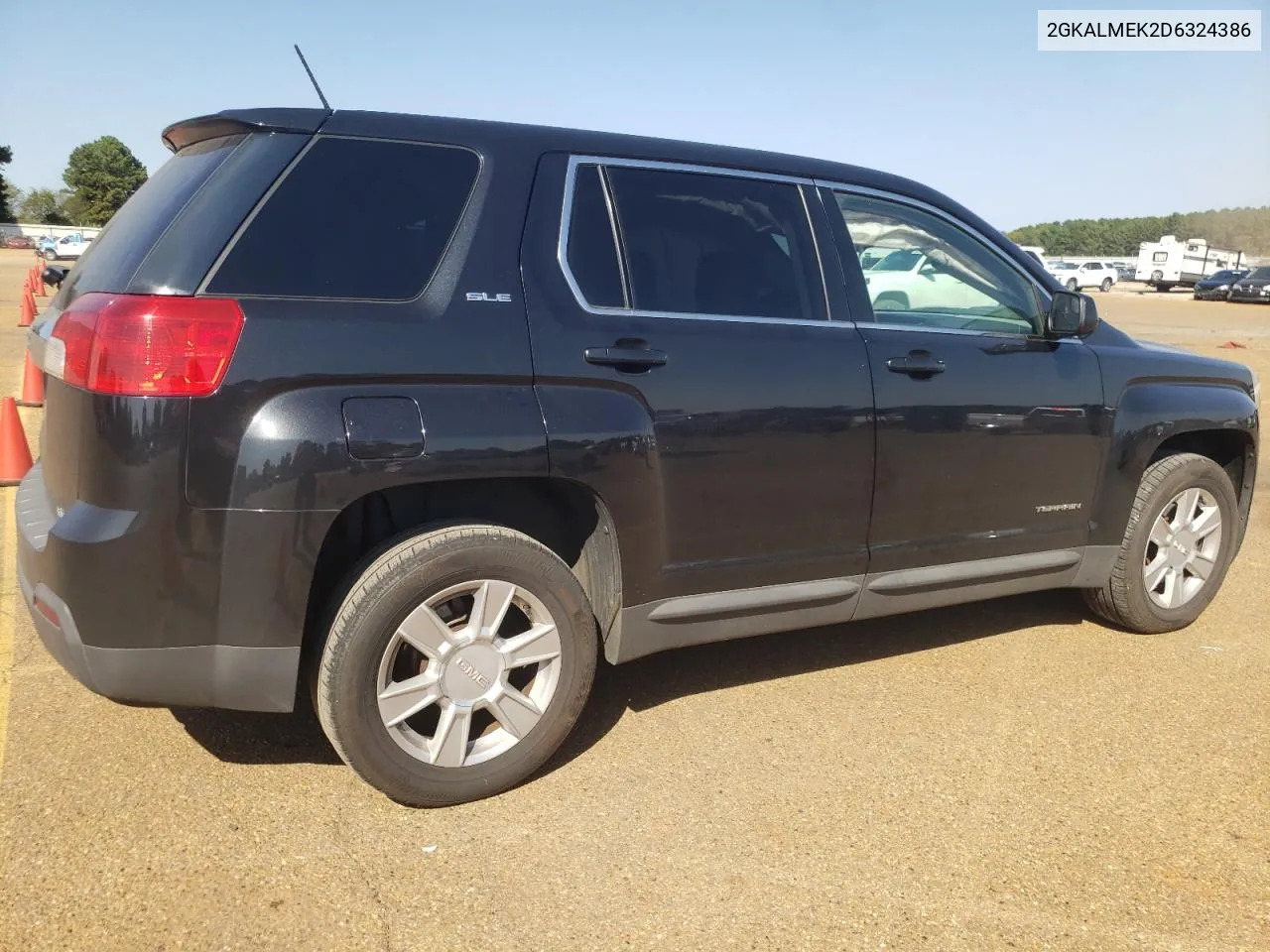 2013 GMC Terrain Sle VIN: 2GKALMEK2D6324386 Lot: 75429014