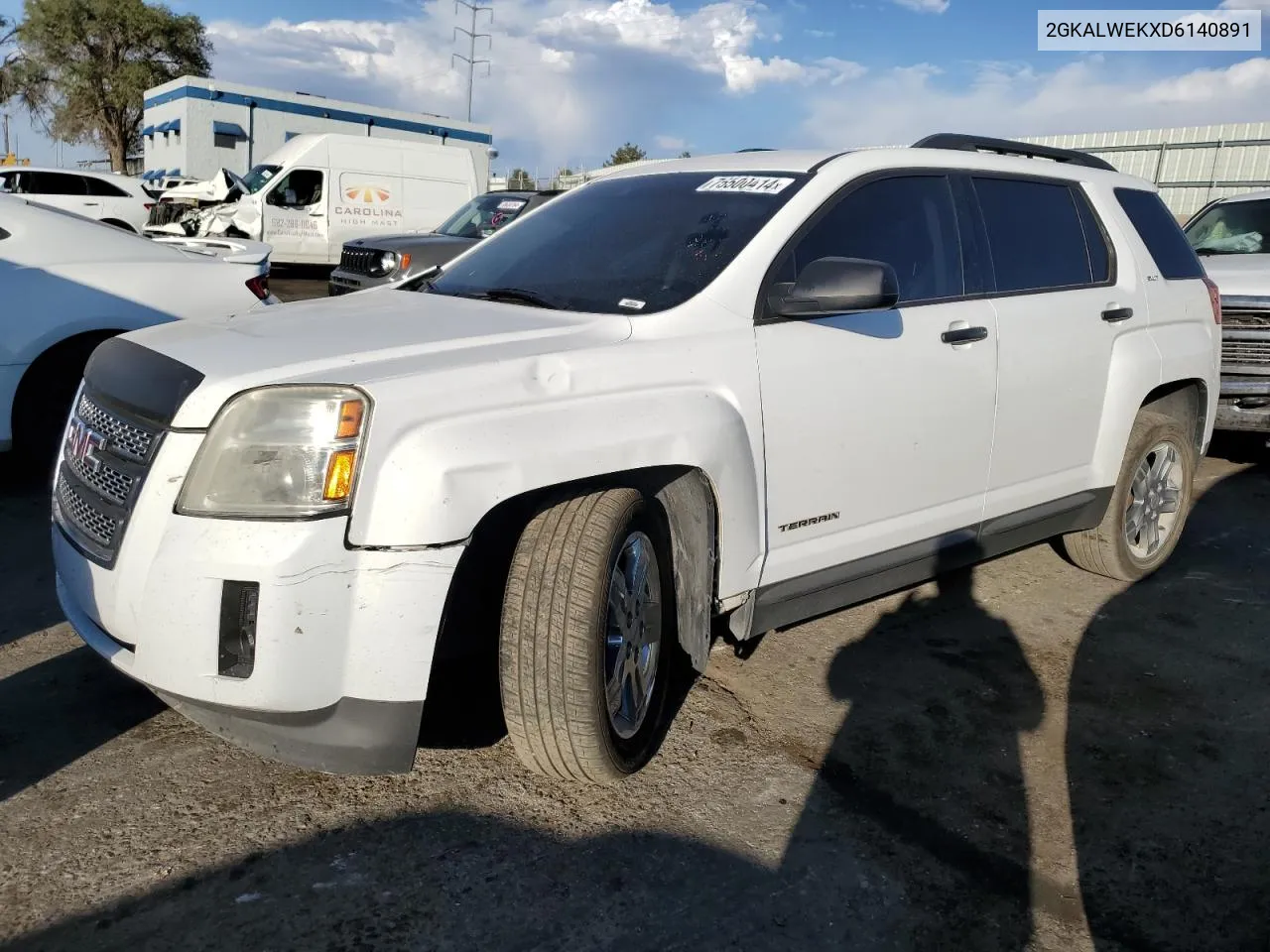 2013 GMC Terrain Slt VIN: 2GKALWEKXD6140891 Lot: 75500414