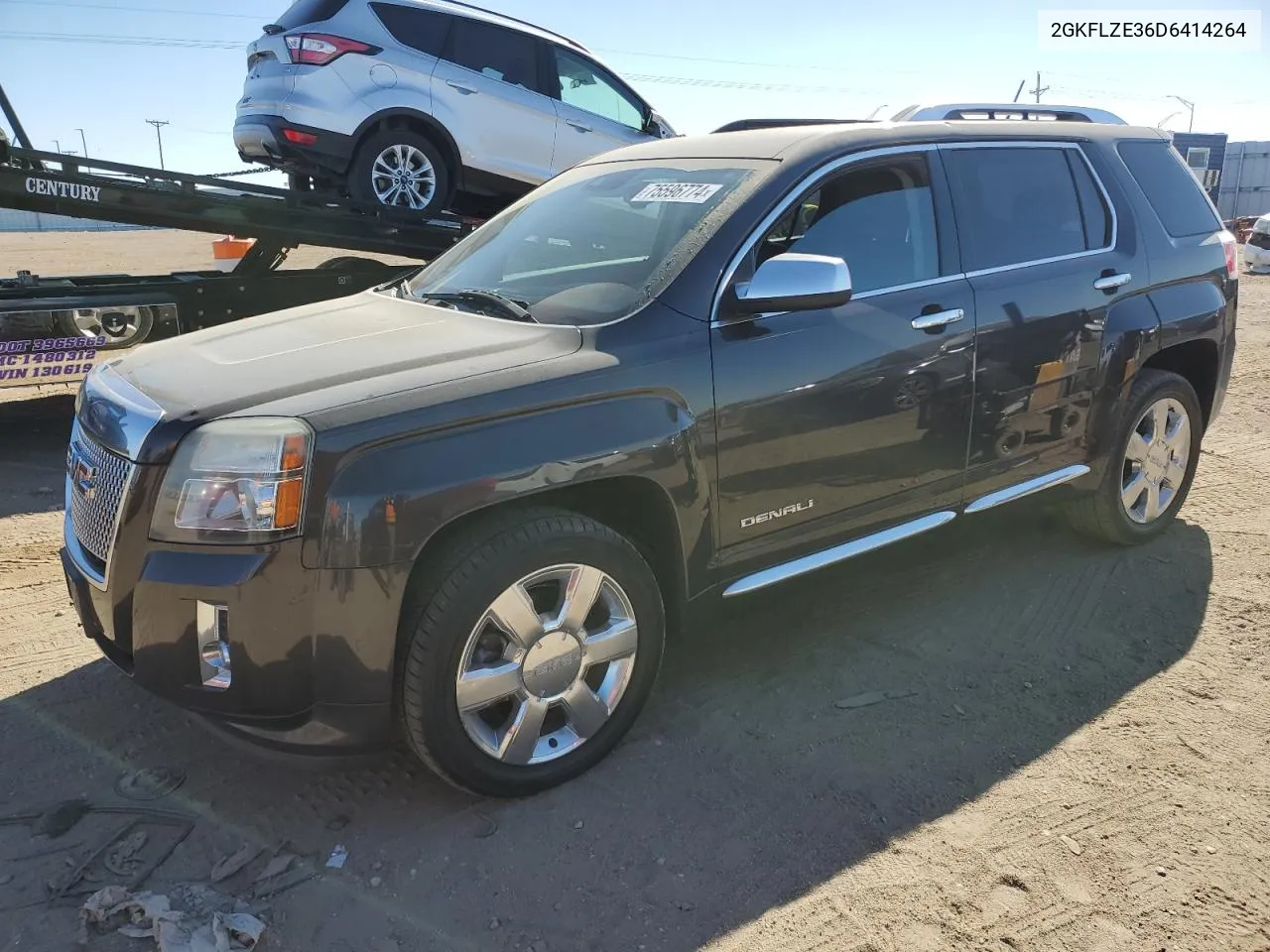 2013 GMC Terrain Denali VIN: 2GKFLZE36D6414264 Lot: 75596774